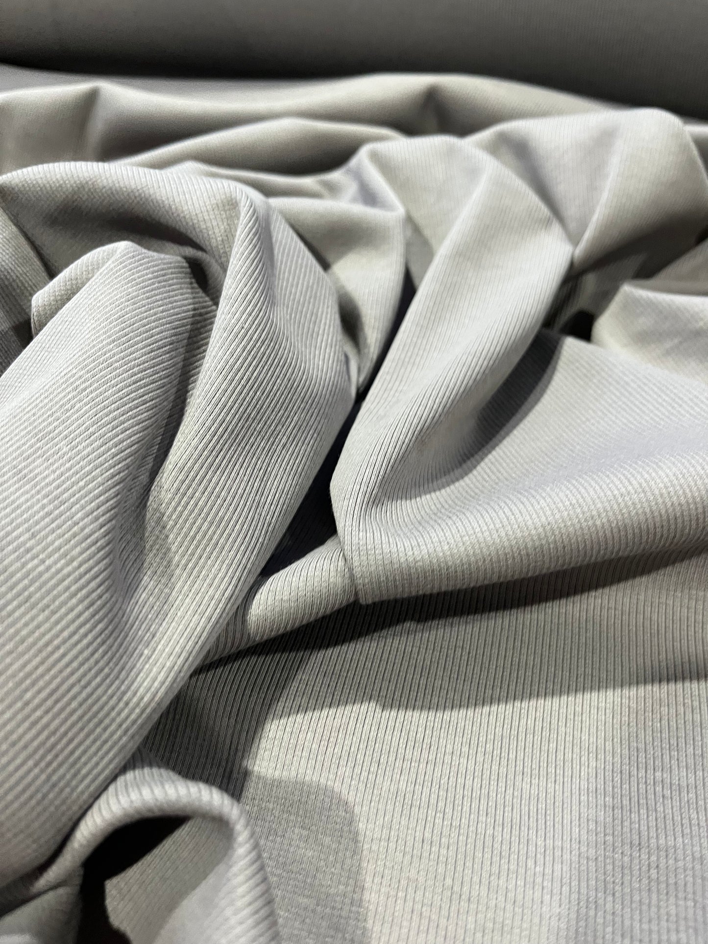 F02 RIB cotton elasthane stone