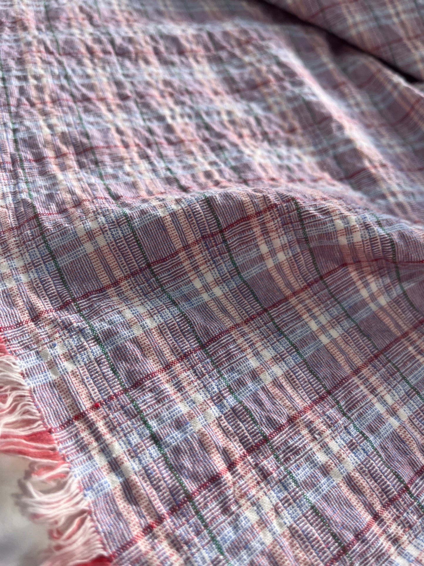 JULIA 019 washed colourwoven cotton check