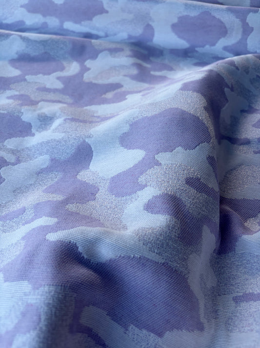 JEAN 030 cotton jacquard camouflage lilac