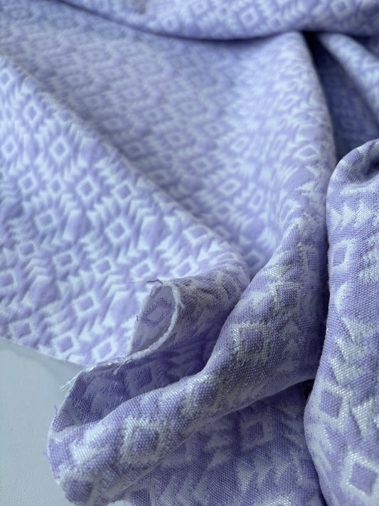 JEAN 032 cotton jacquard stretch lilac