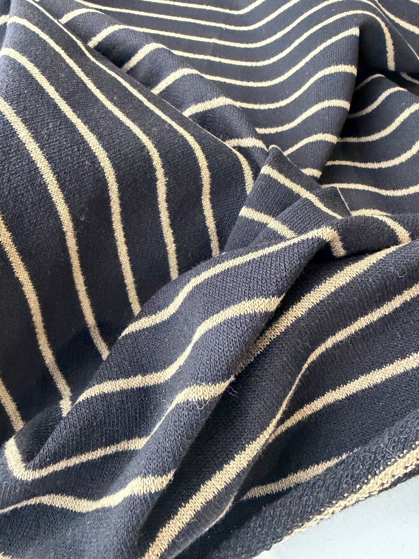 HOLLY 008 striped french terry