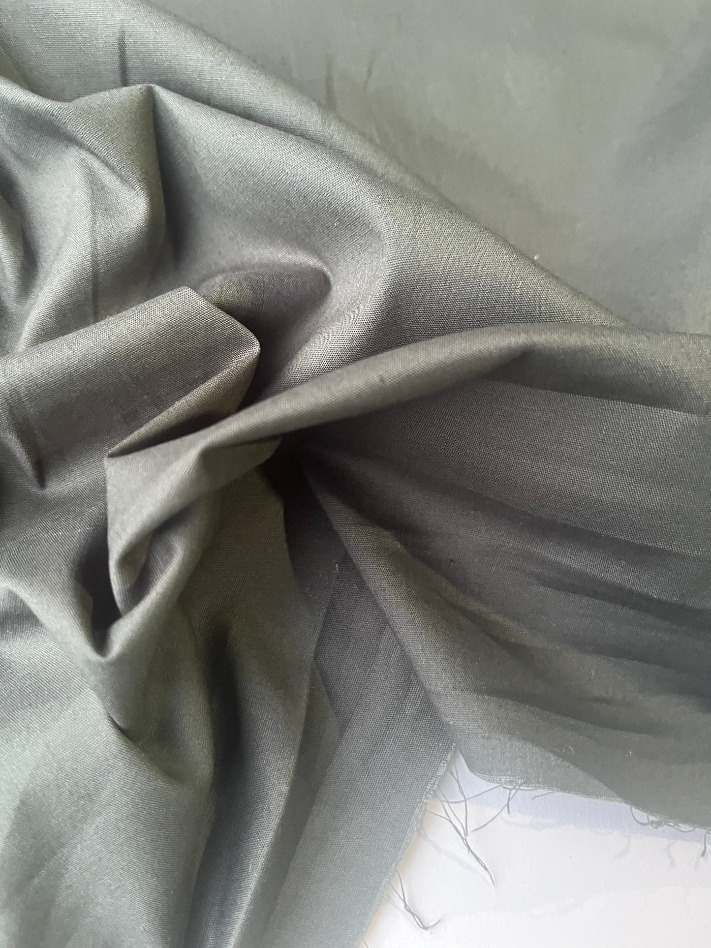Poplin stretch prestige dark green