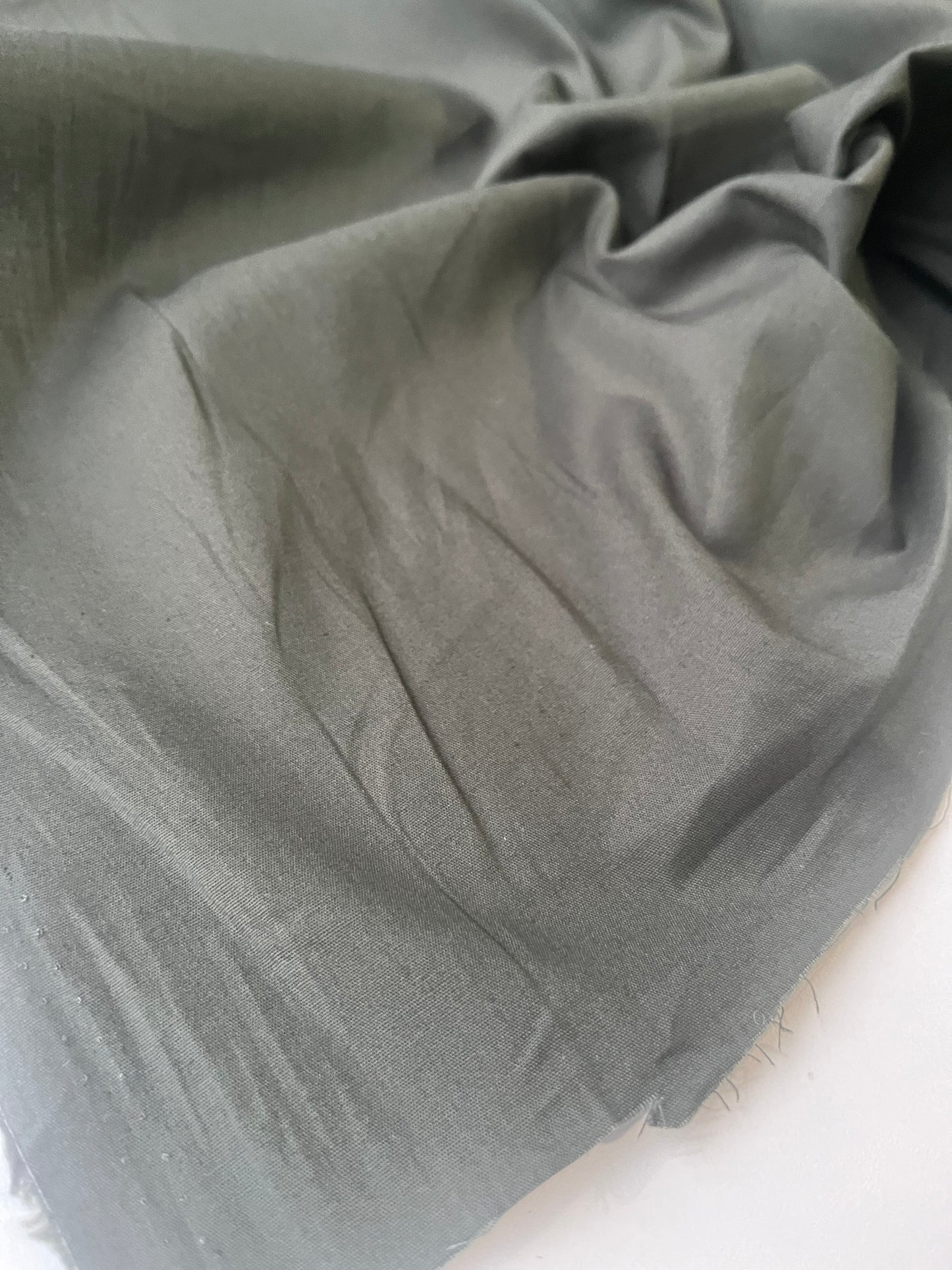 Poplin stretch prestige dark green