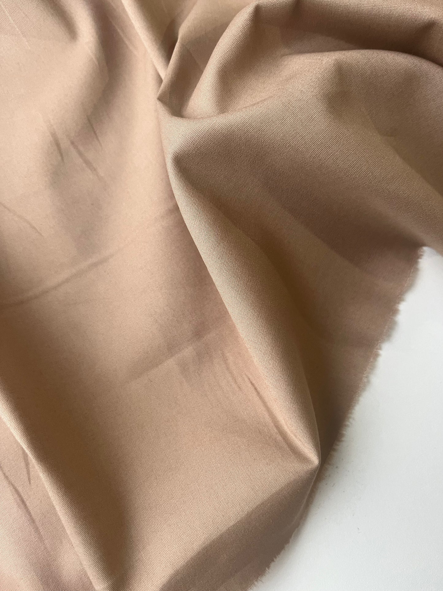 Poplin stretch prestige camel