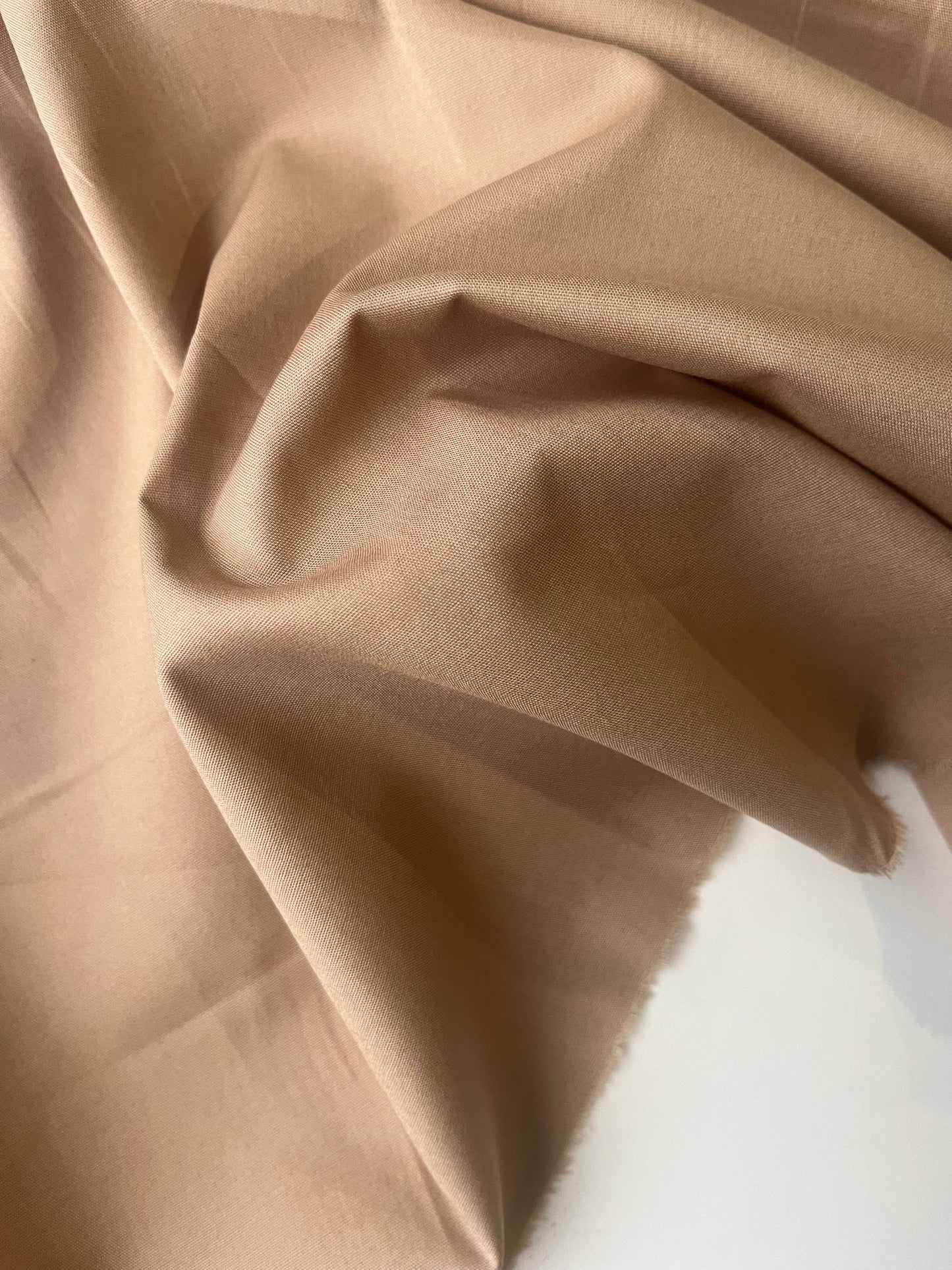 Poplin stretch prestige camel