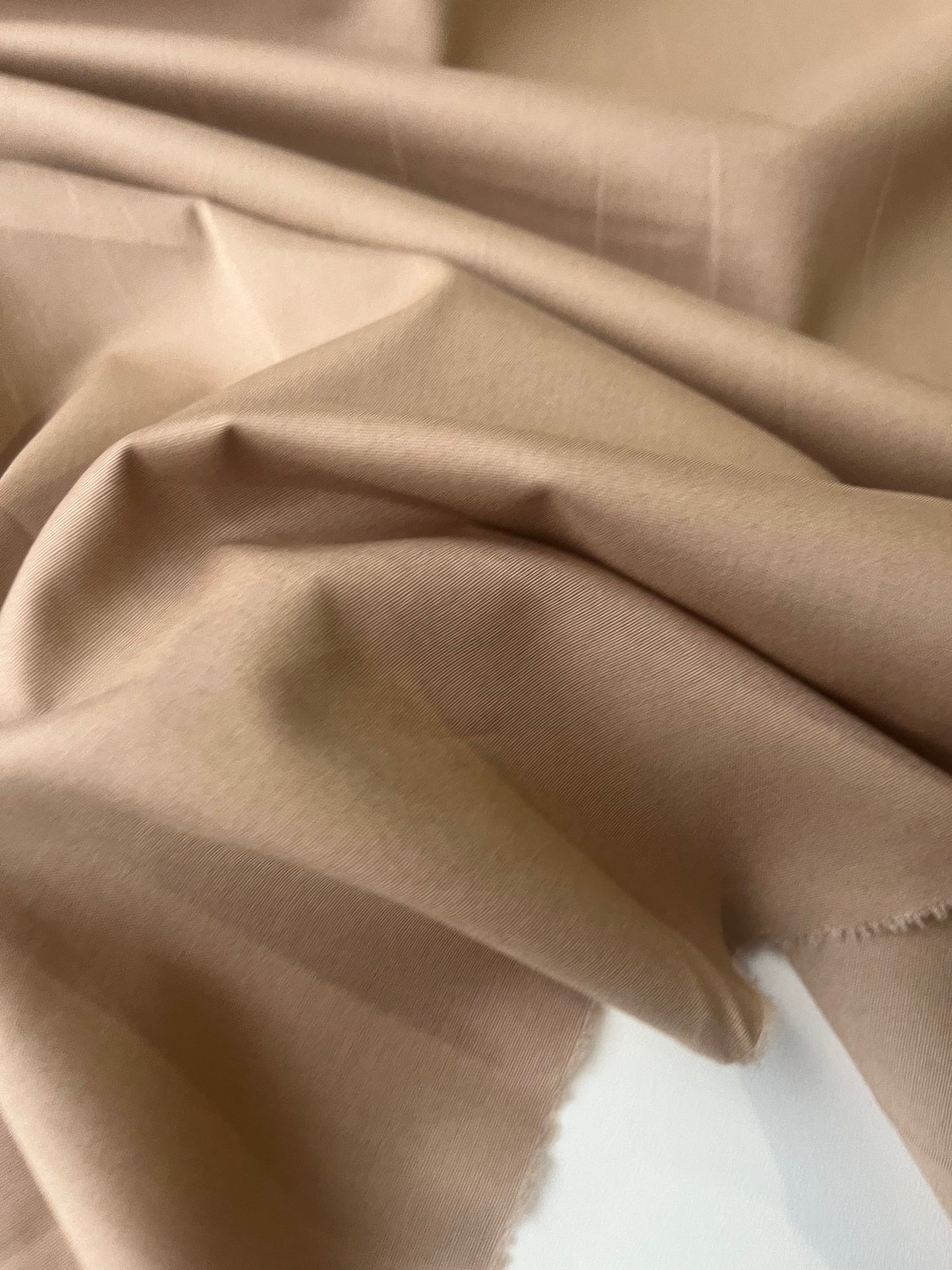 Poplin stretch prestige camel