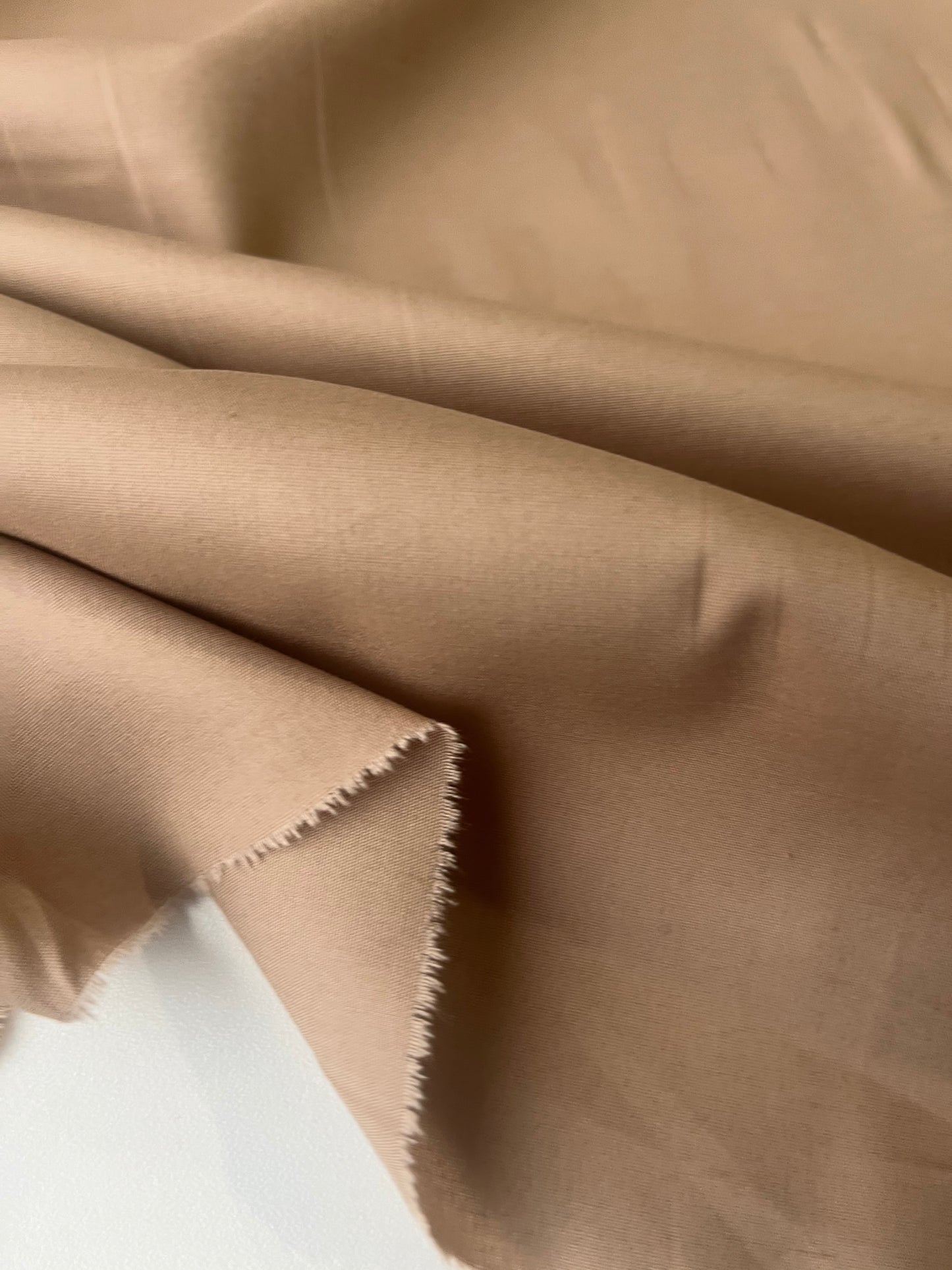 Poplin stretch prestige camel
