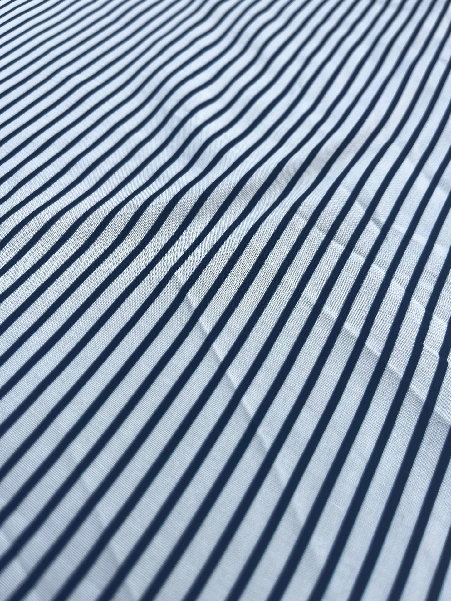 LC LANDRY 008 viscose white/navy stripes