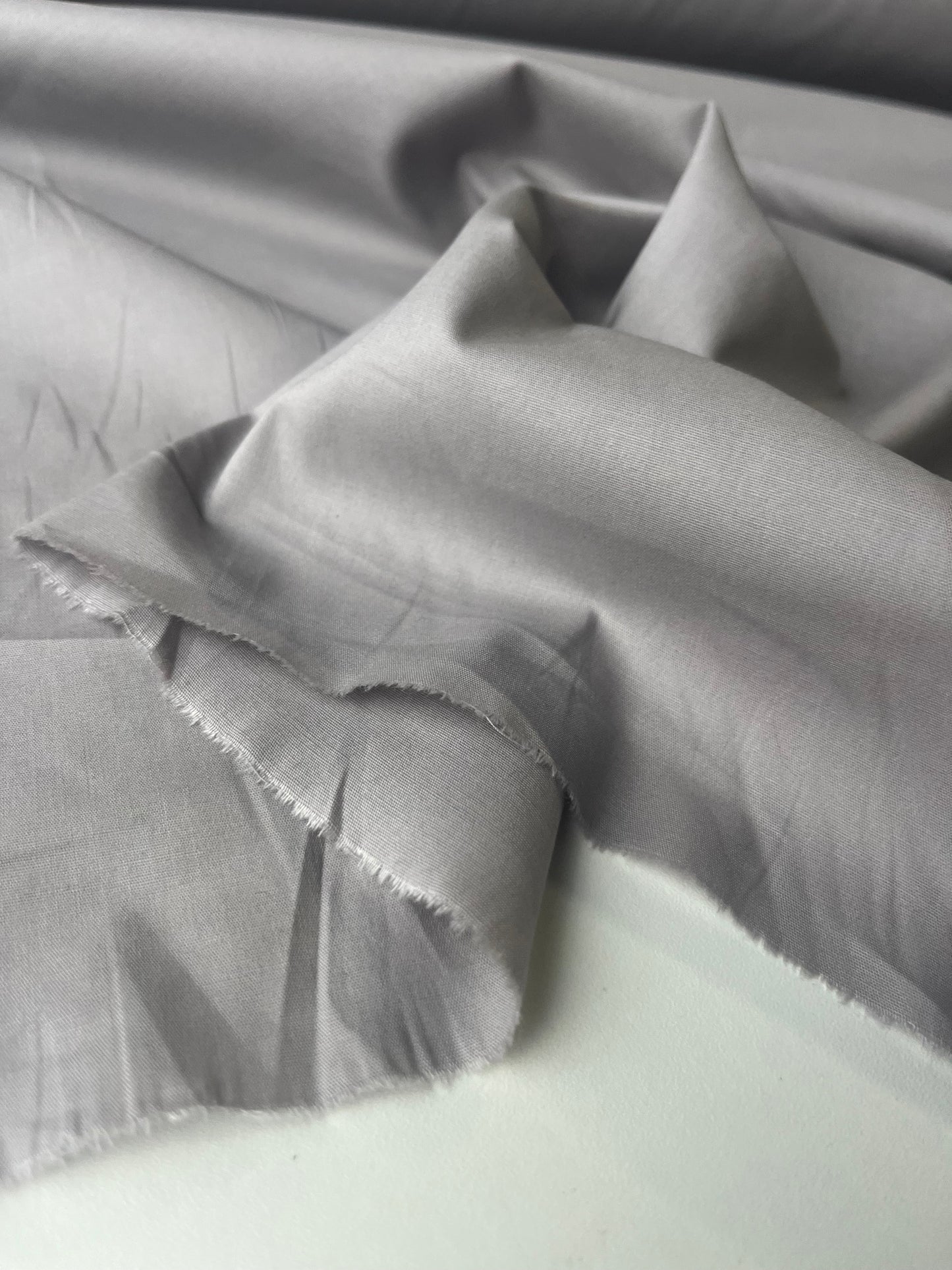 Poplin stretch prestige mid grey
