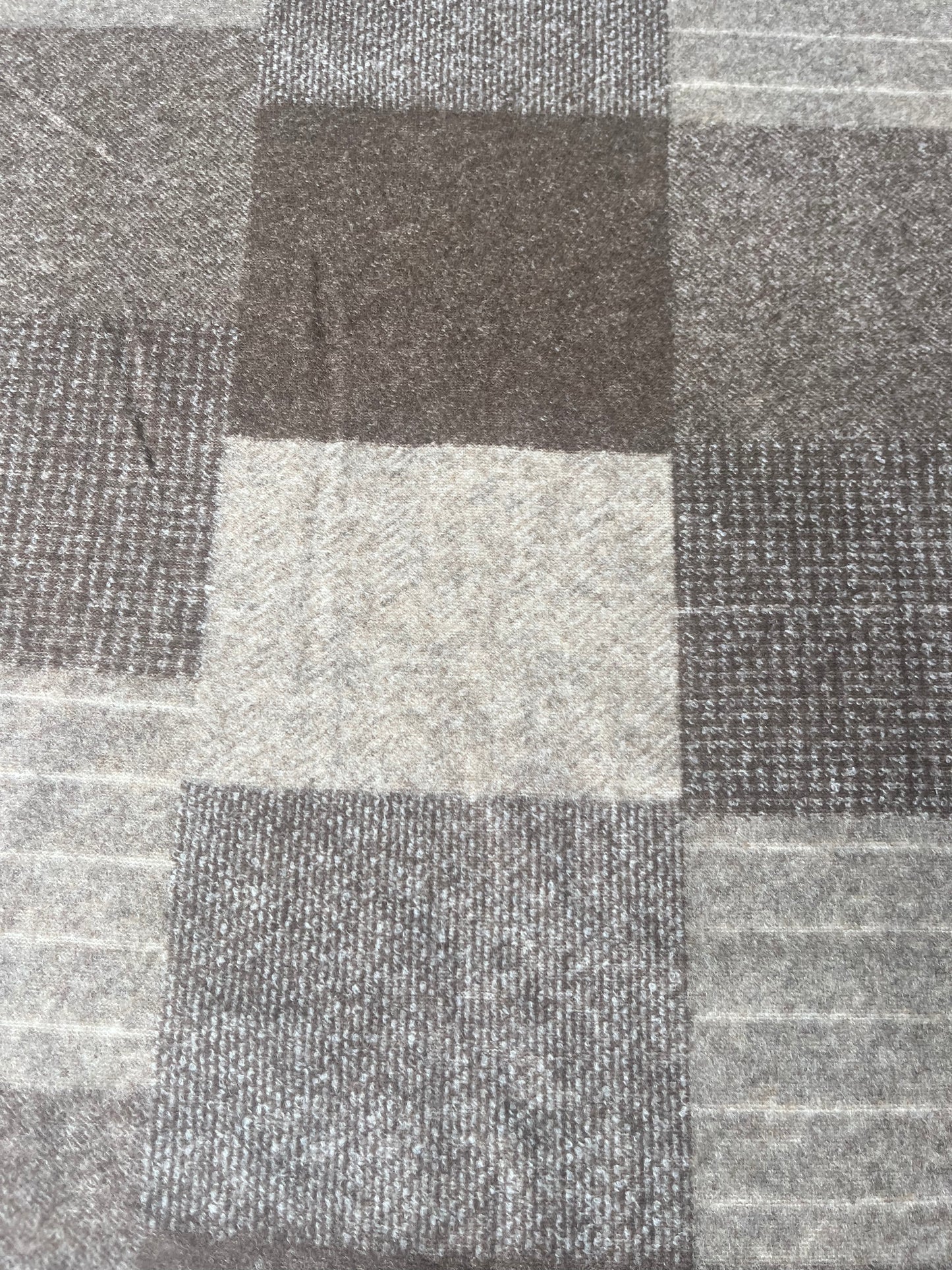 POLO 023 Wool jersey patchwork beige/brown