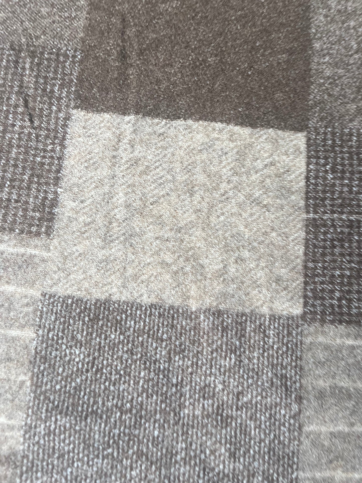 POLO 023 Wool jersey patchwork beige/brown