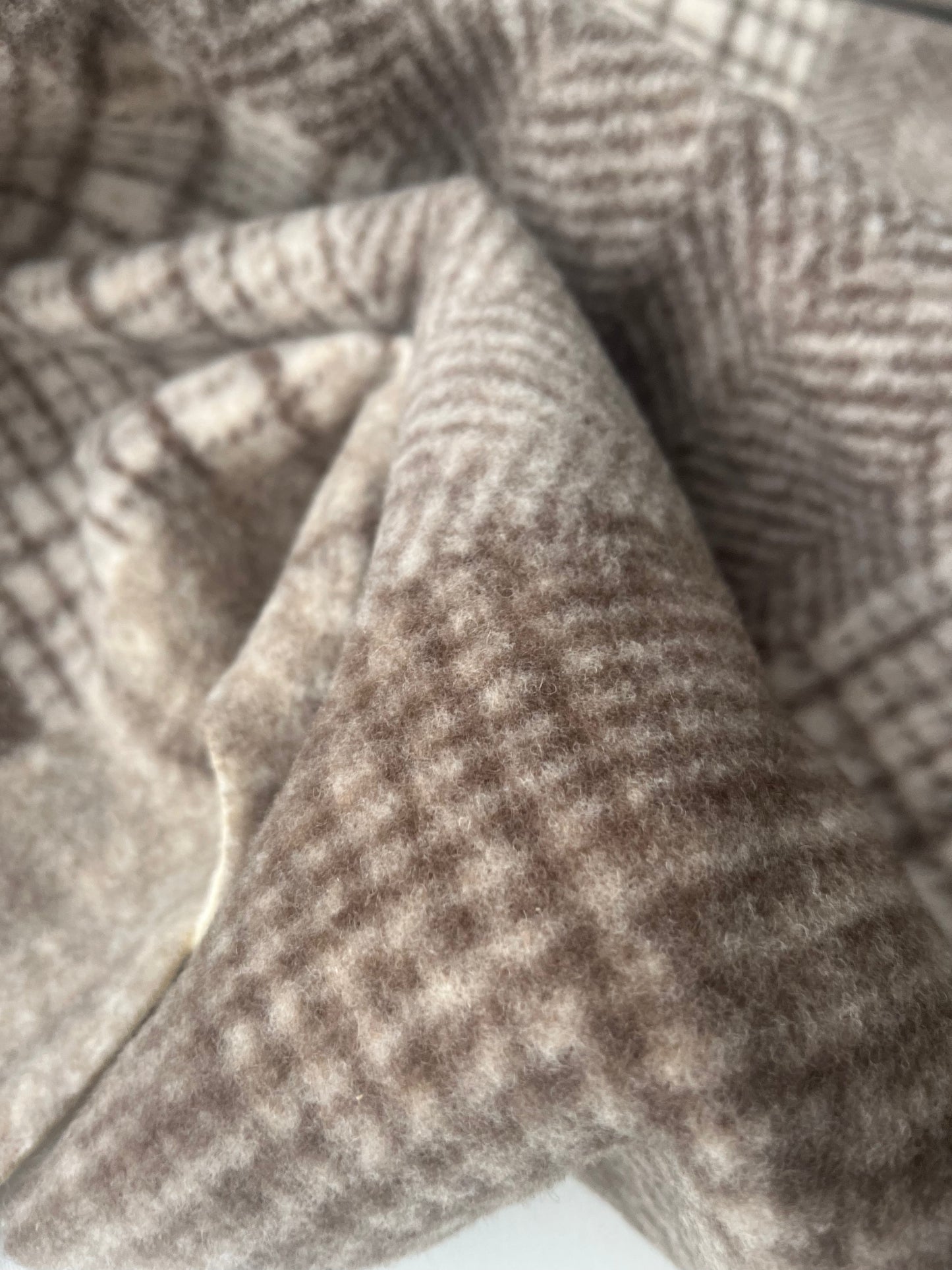 POLO 024 double face wool patchwork