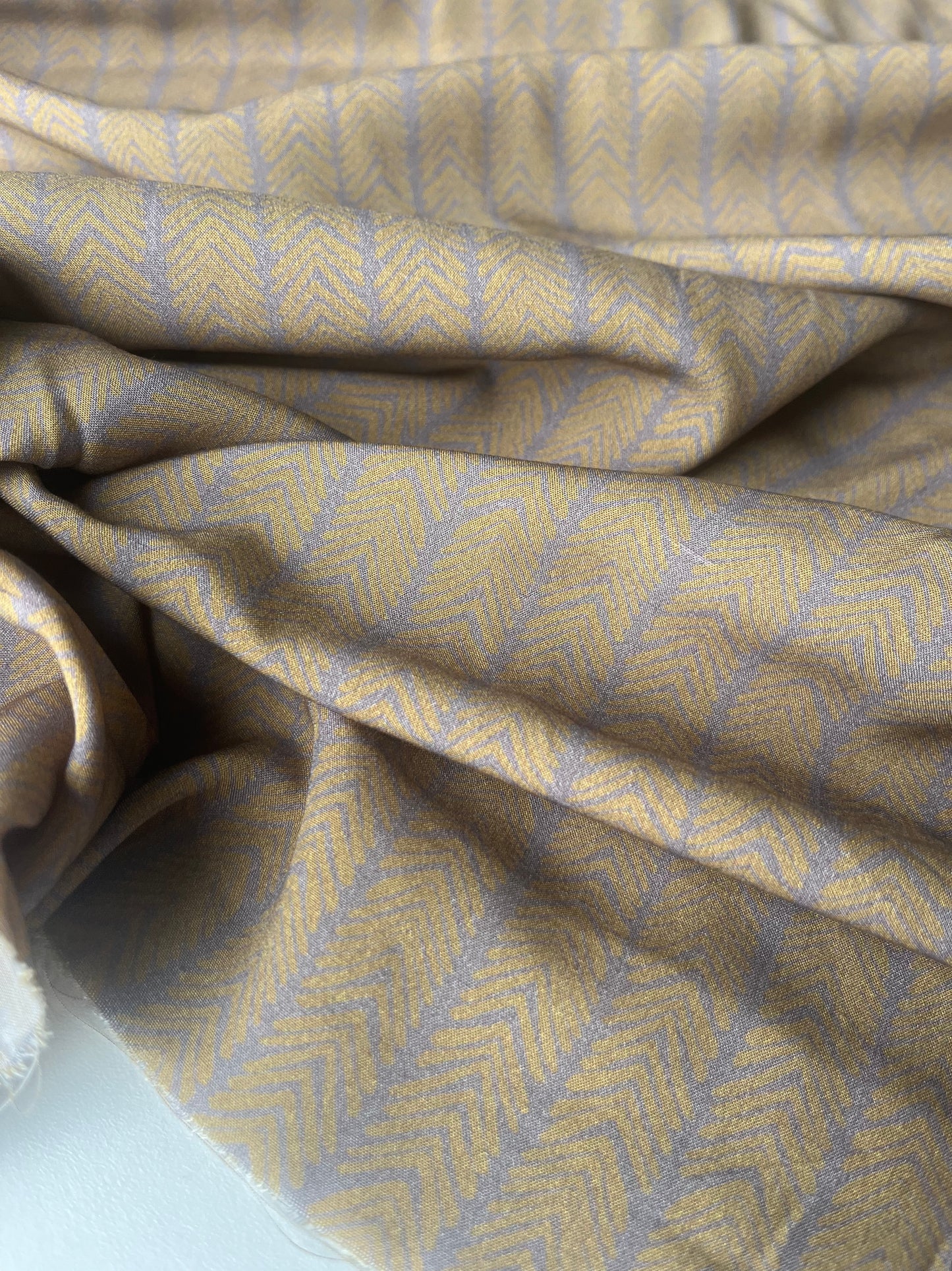 POLO 034 viscose fibrane watercolour herringhbone
