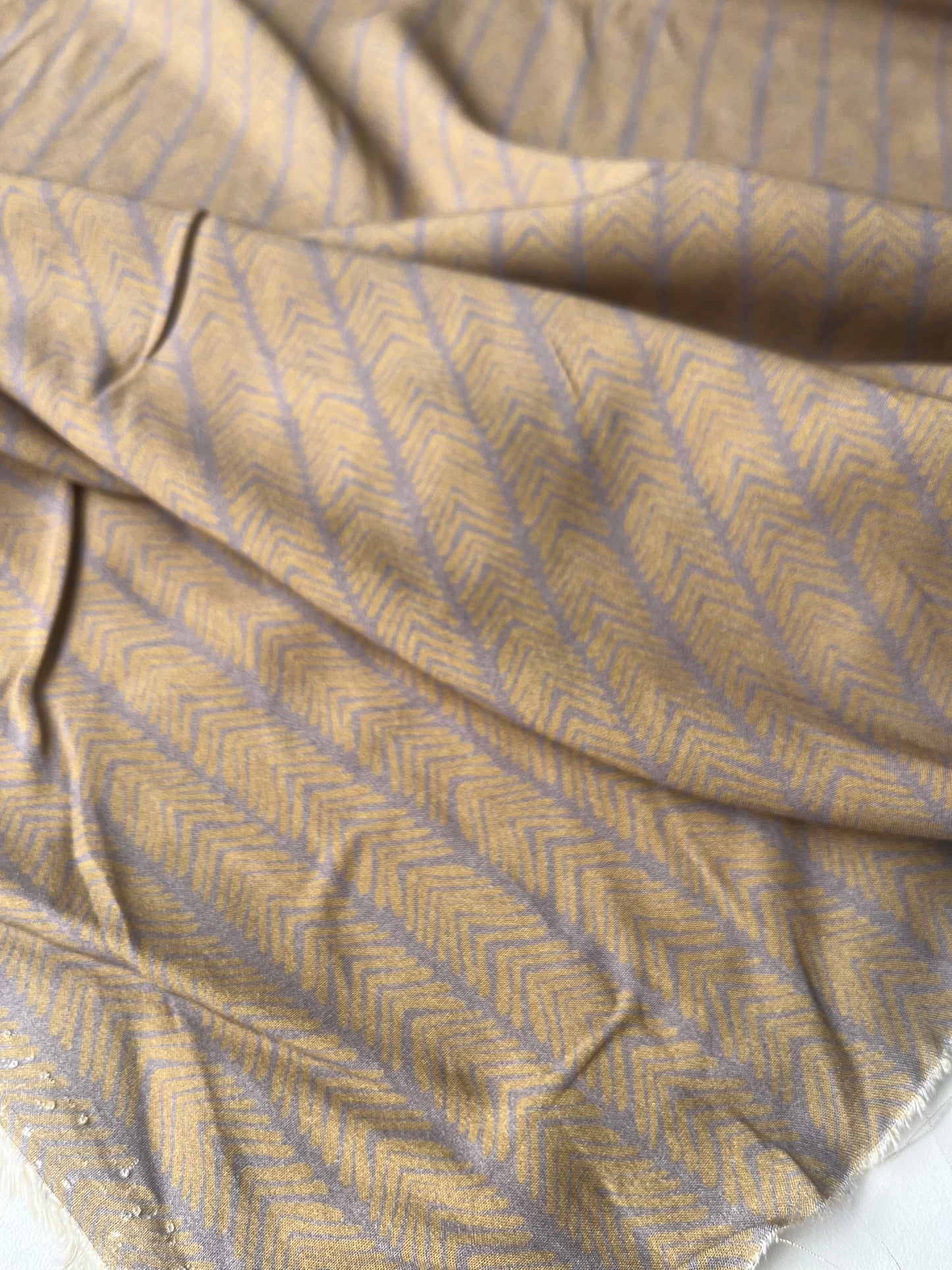 POLO 034 viscose fibrane watercolour herringhbone