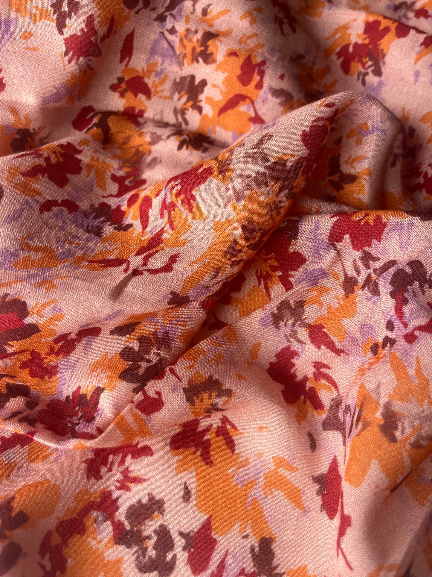 POLO 036 viscose voile abstract floral shapes