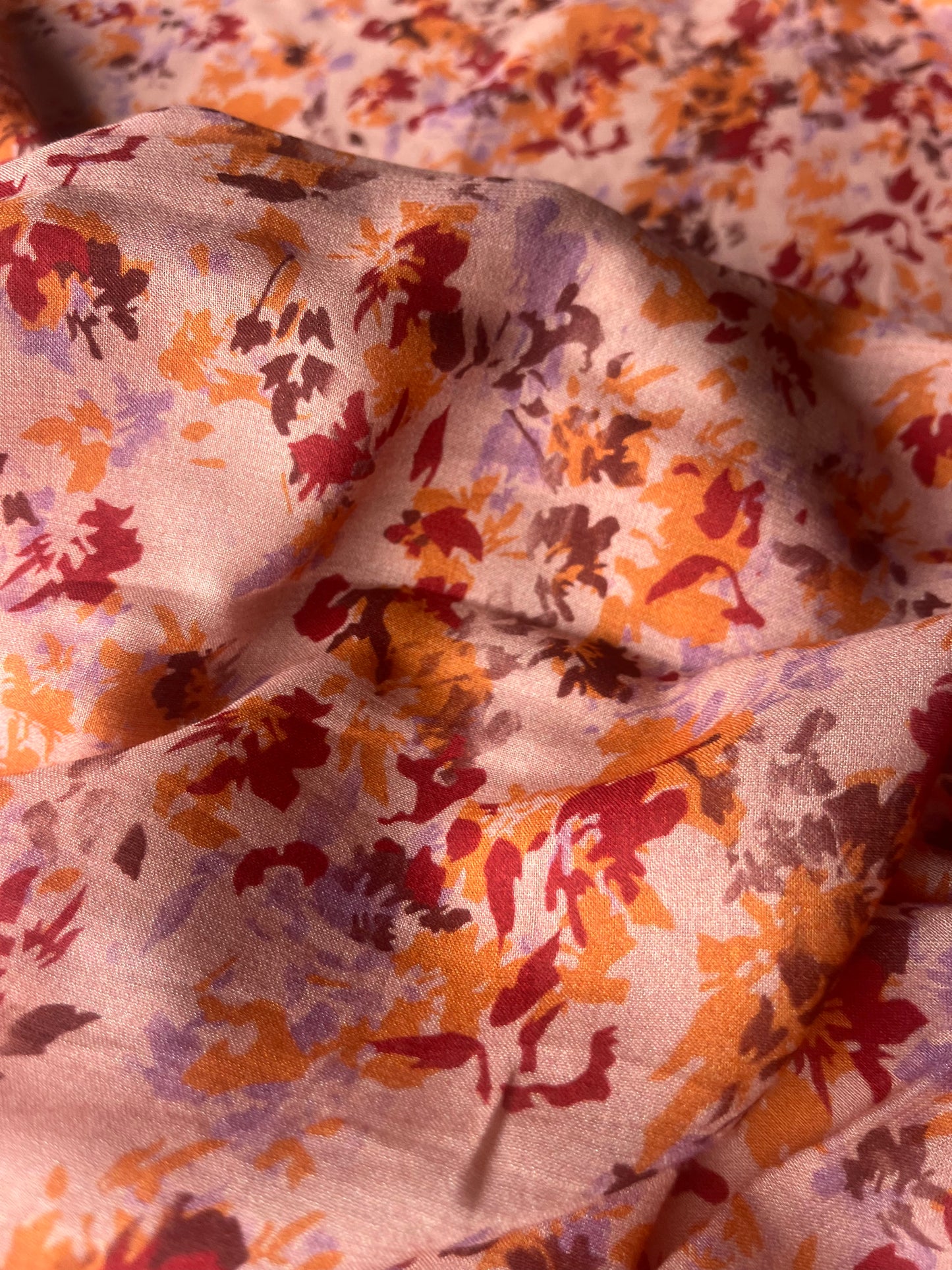 POLO 036 viscose voile abstract floral shapes