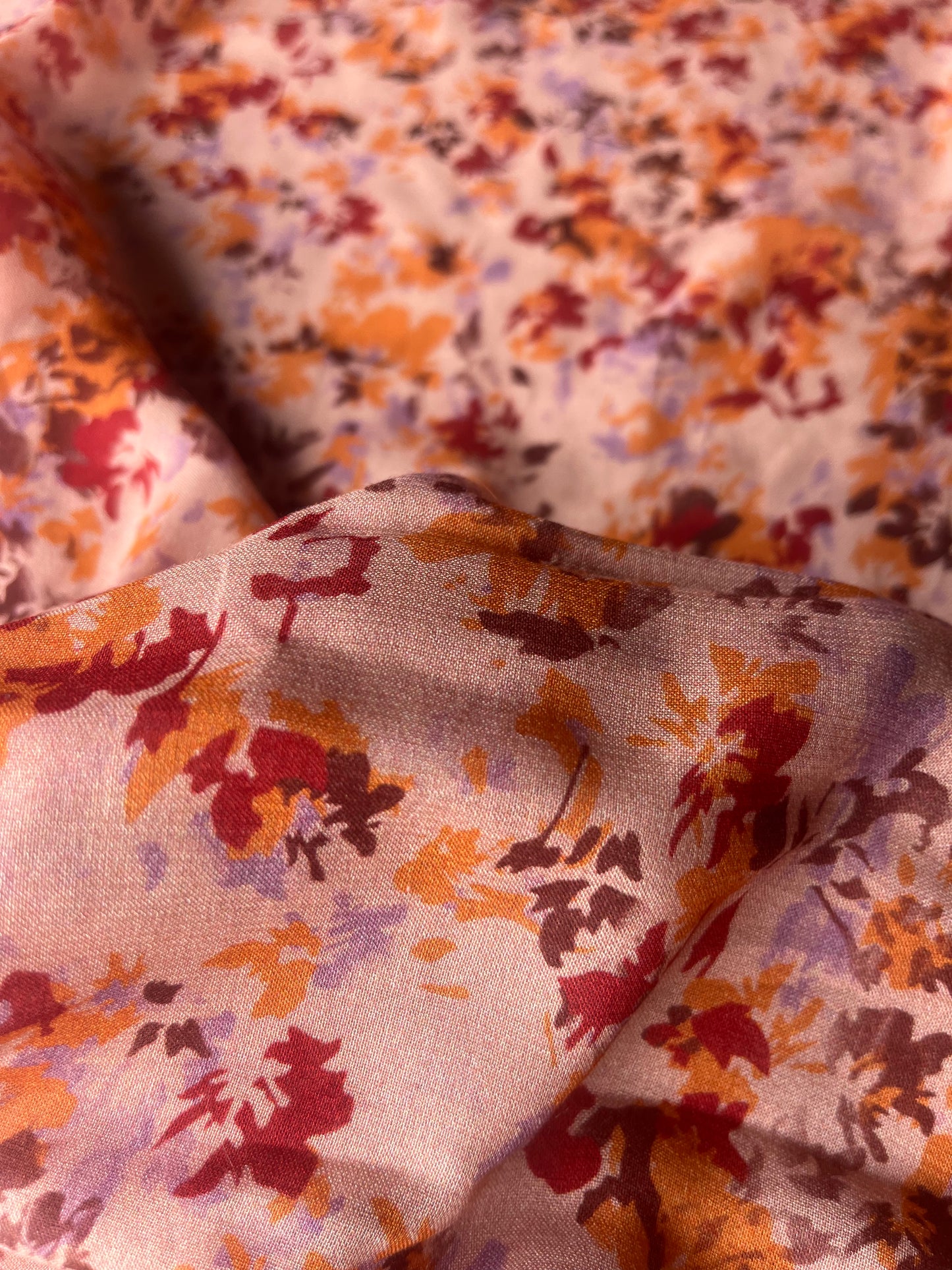 POLO 036 viscose voile abstract floral shapes