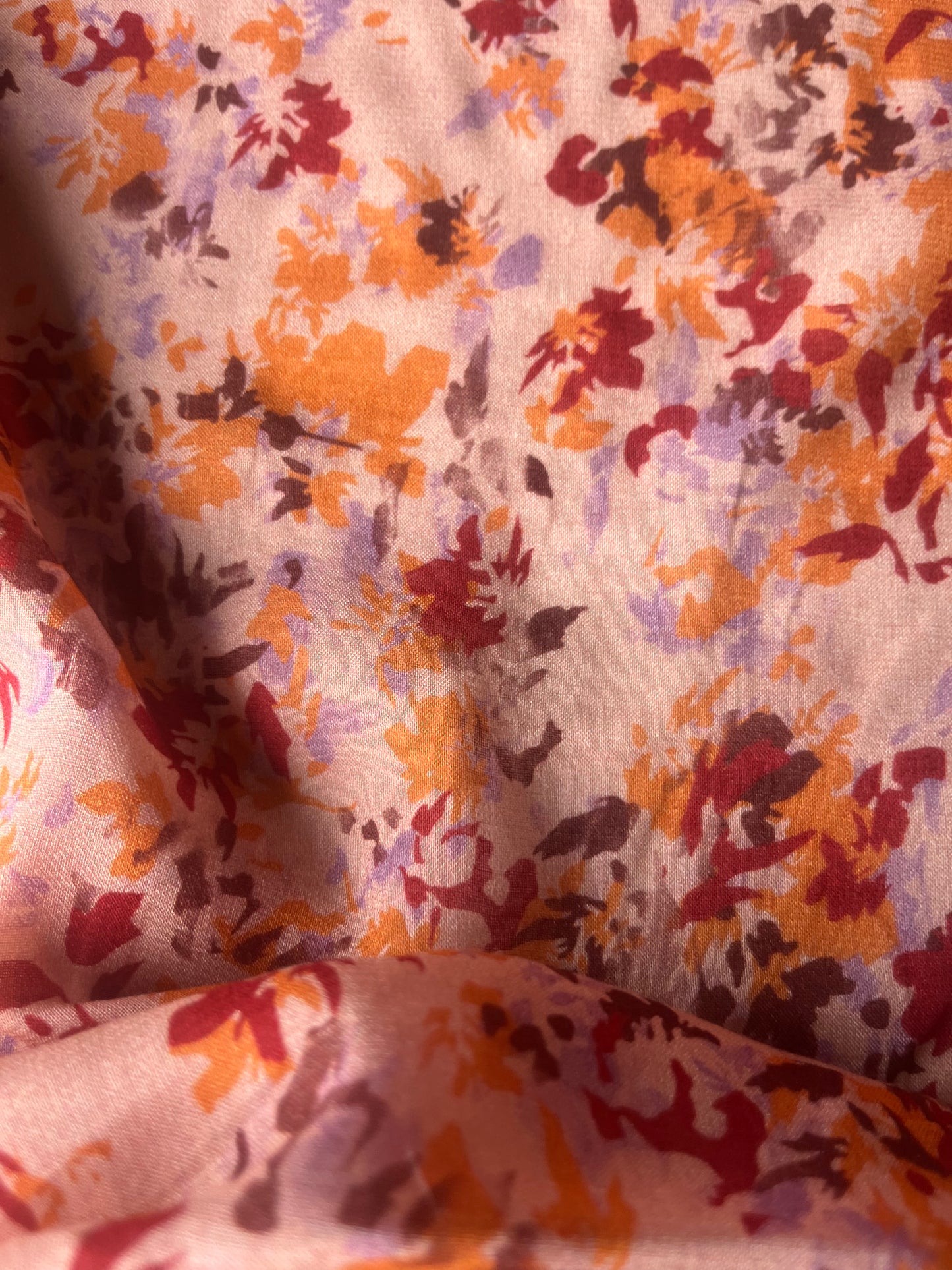 POLO 036 viscose voile abstract floral shapes
