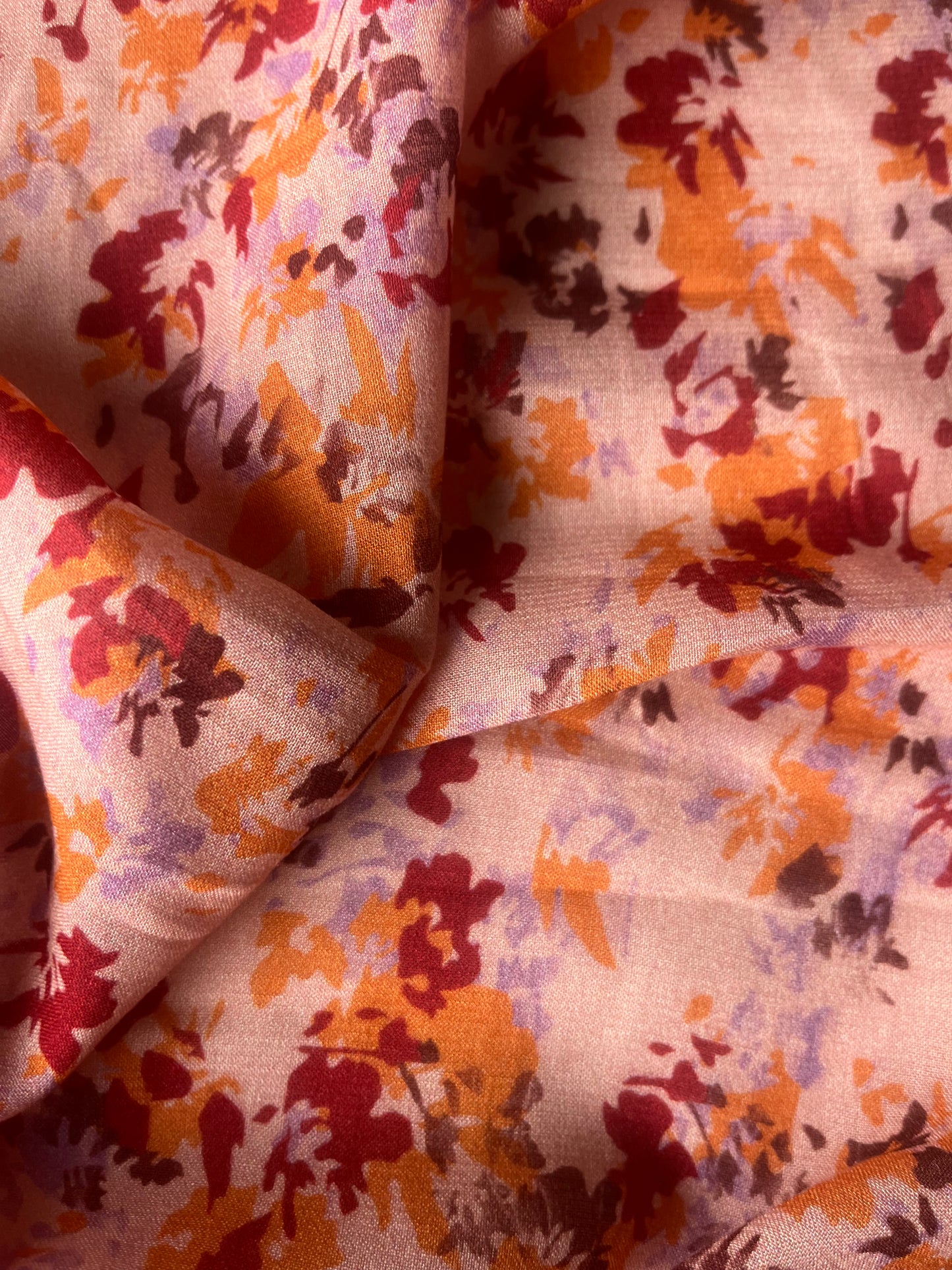 POLO 036 viscose voile abstract floral shapes