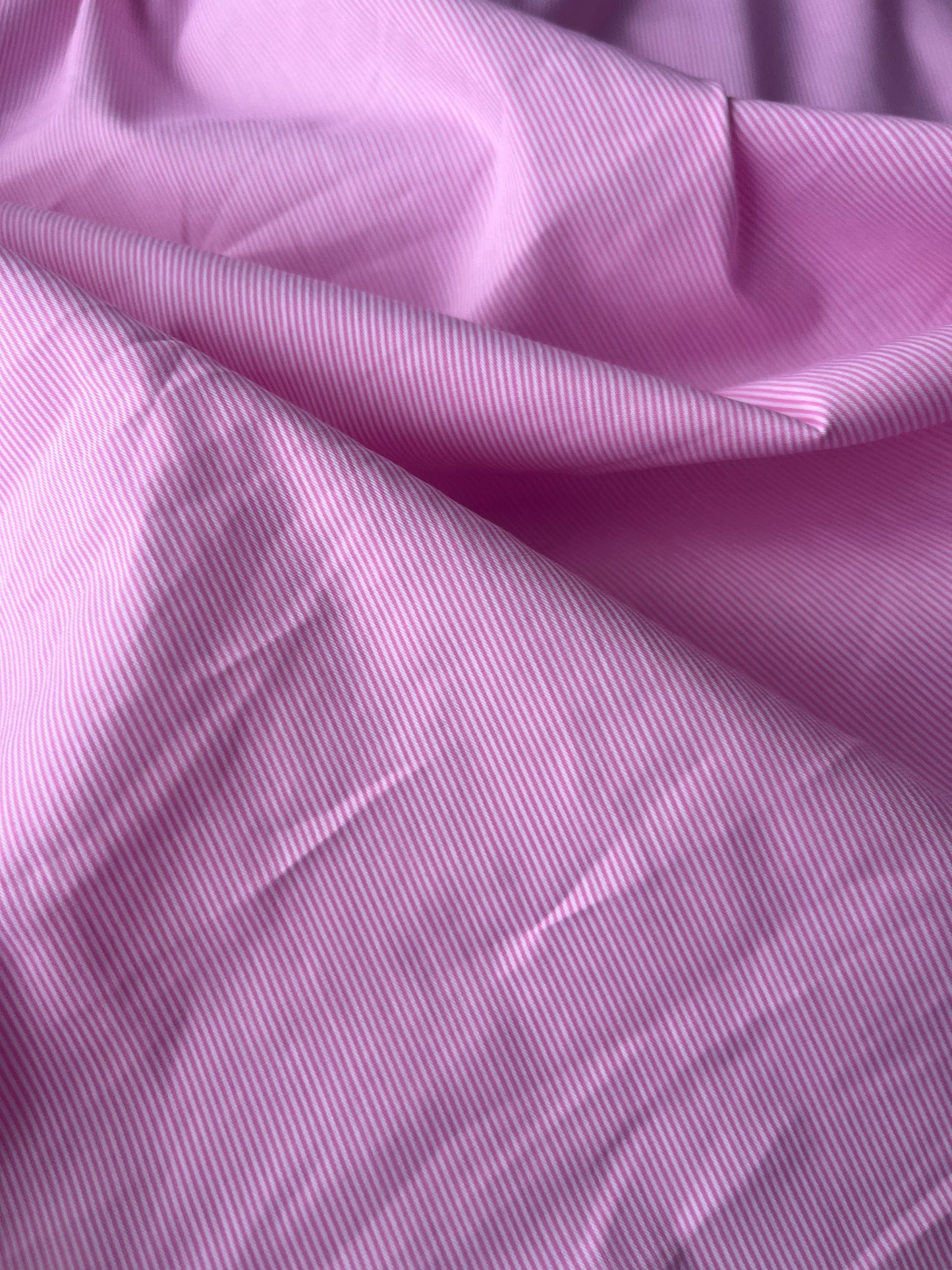 POLO 039 poplin stretch hairline stripe pink