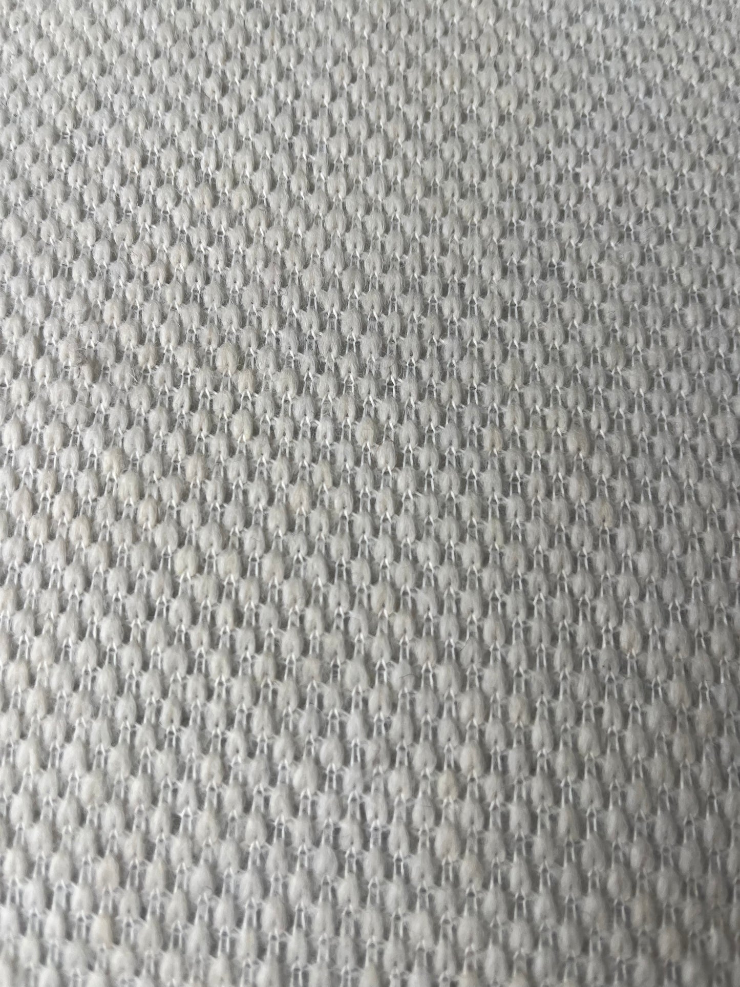 FLAVIO 003 double face wool tweed cream color
