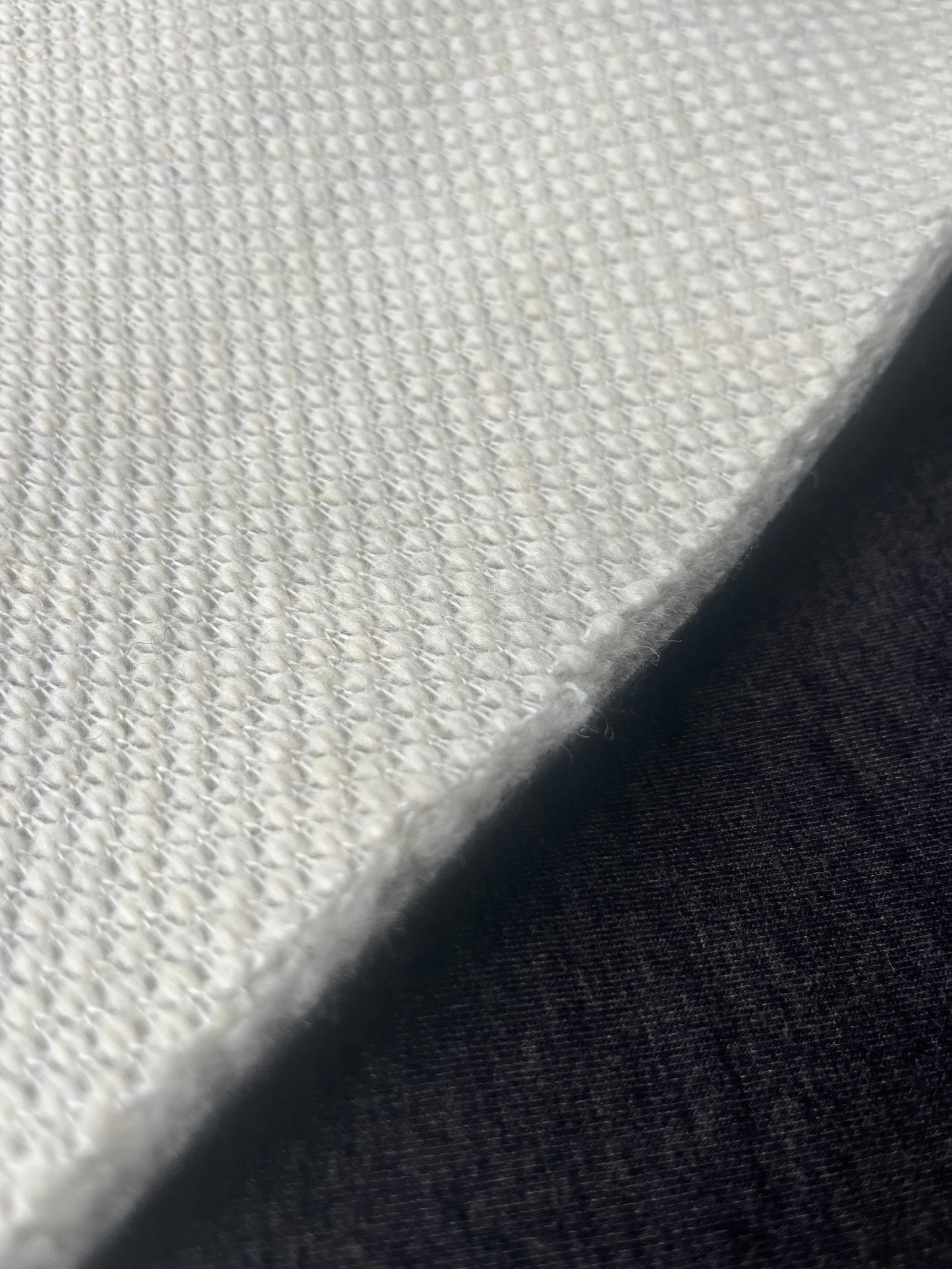 FLAVIO 003 double face wool tweed cream color