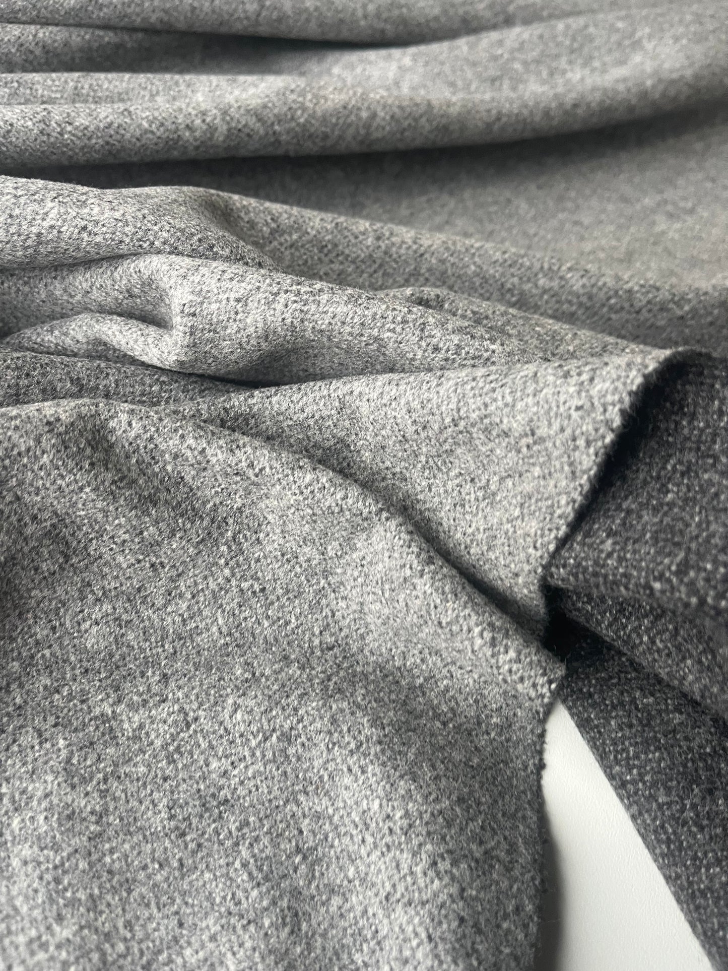 FLAVIO 006 wool caban grey double face