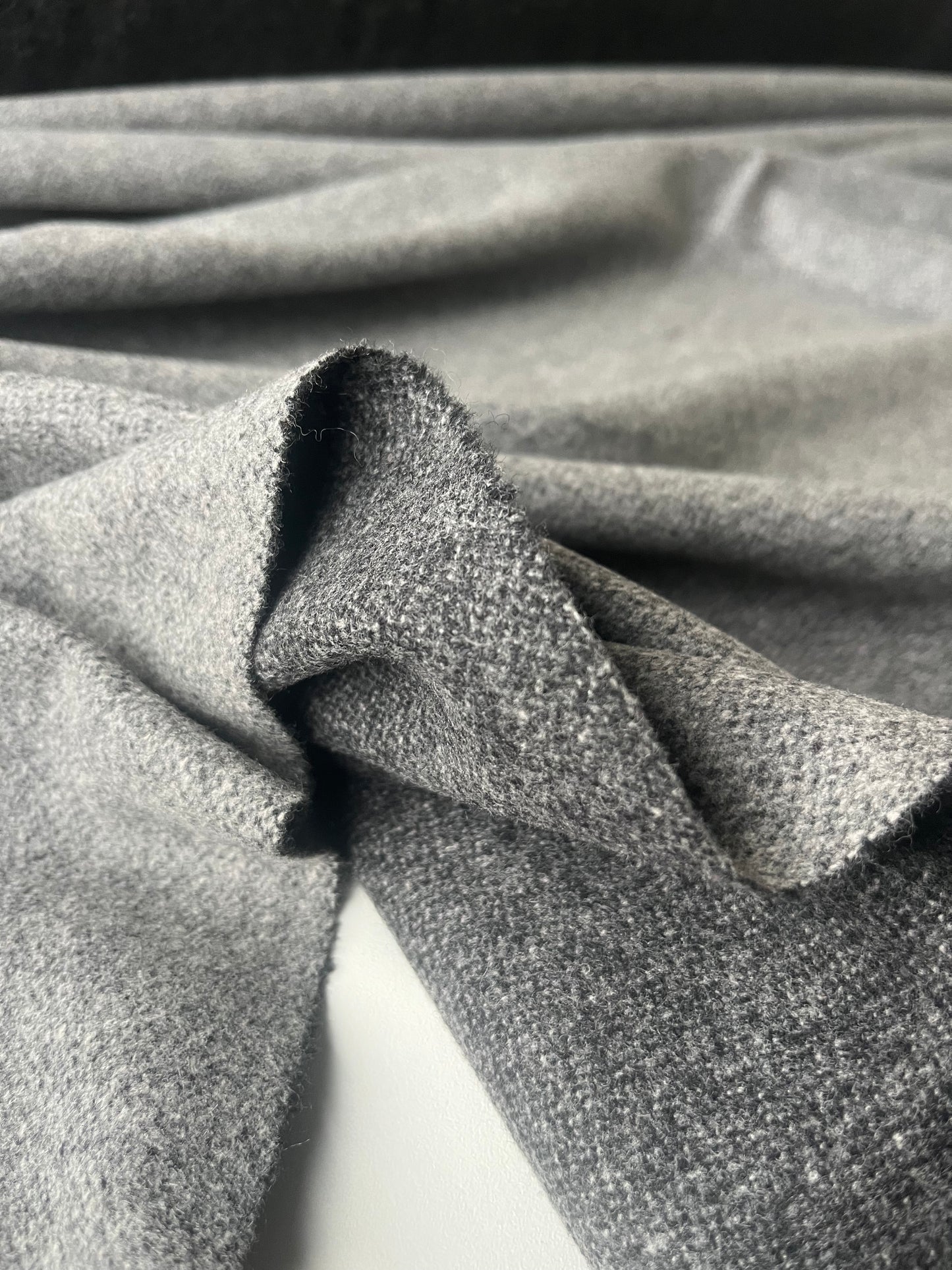 FLAVIO 006 wool caban grey double face
