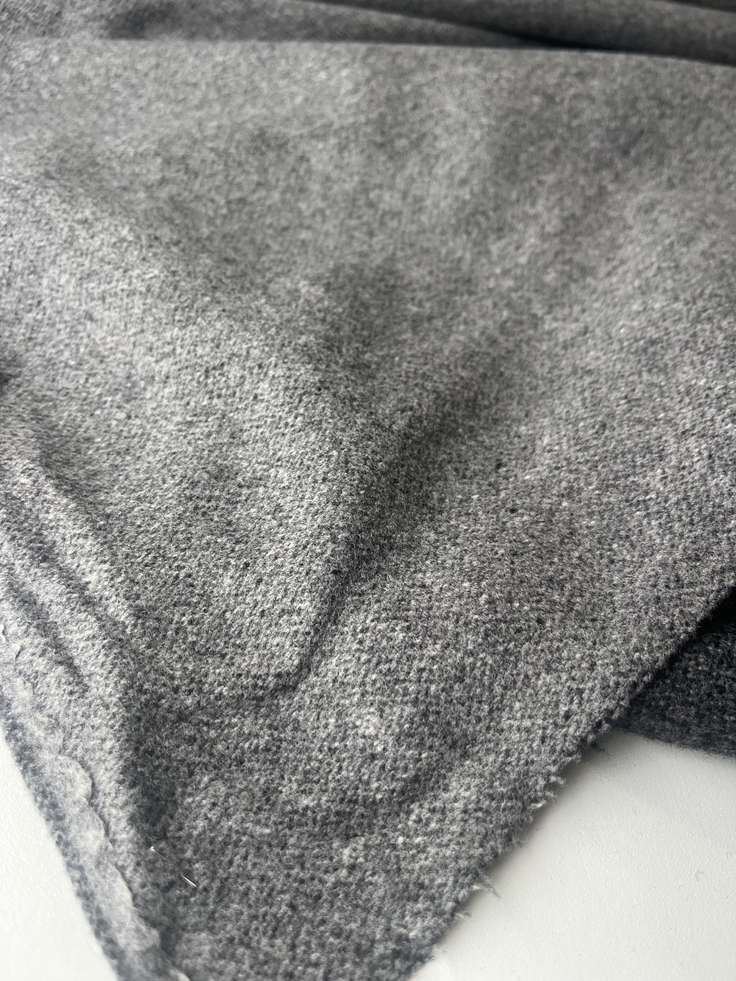 FLAVIO 006 wool caban grey double face