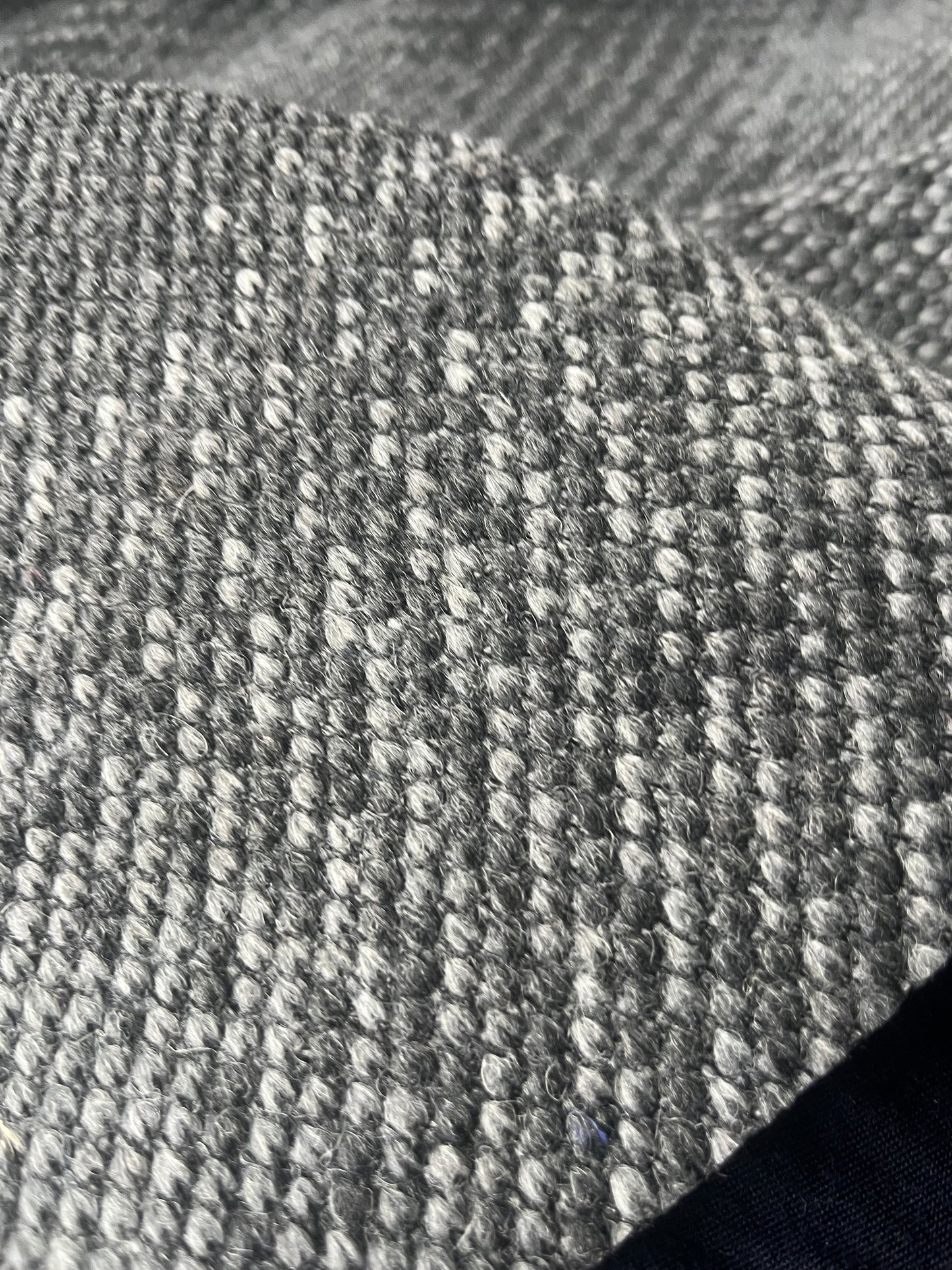 FLAVIO 008 double face wool tweed grey