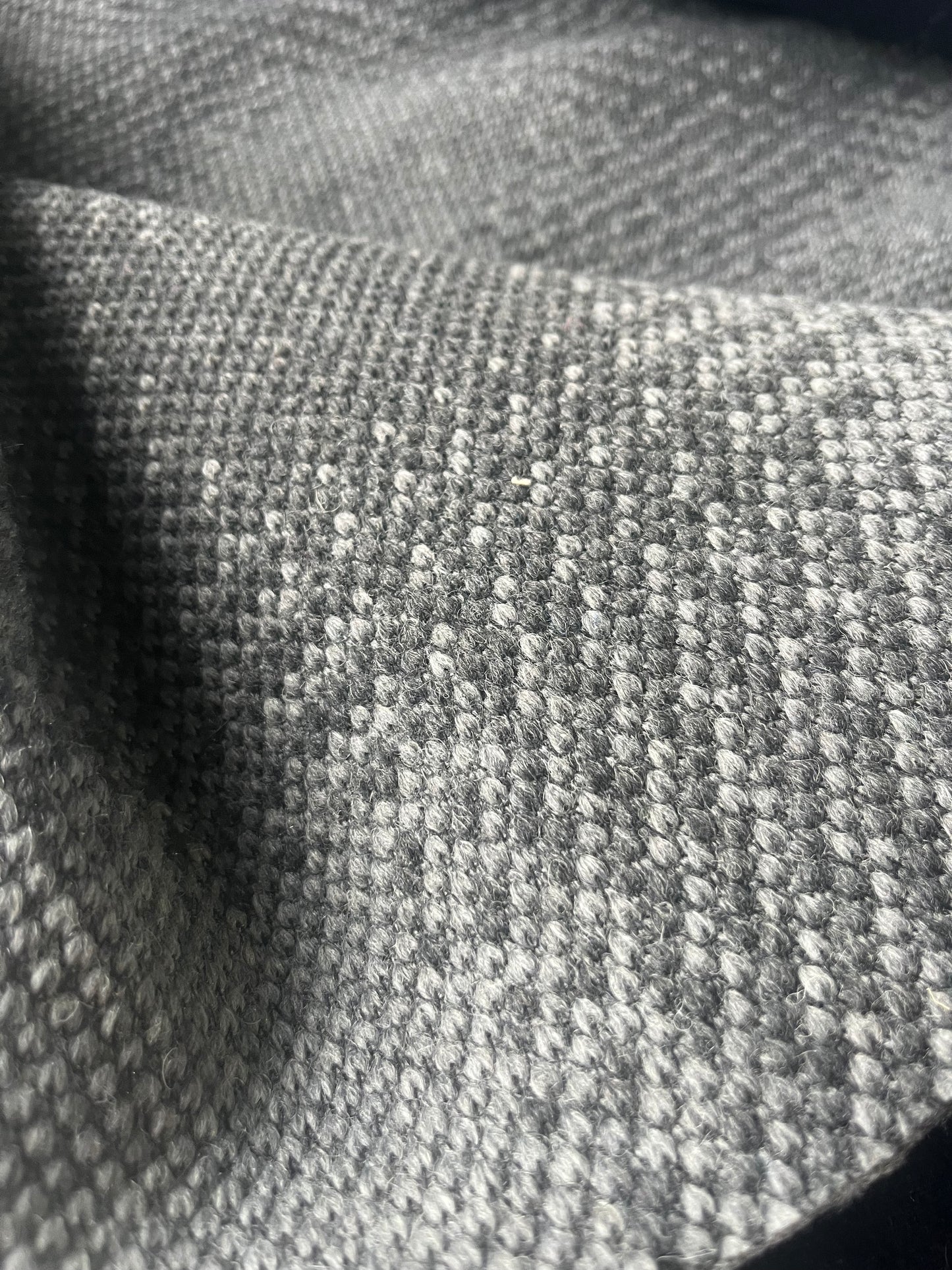 FLAVIO 008 double face wool tweed grey