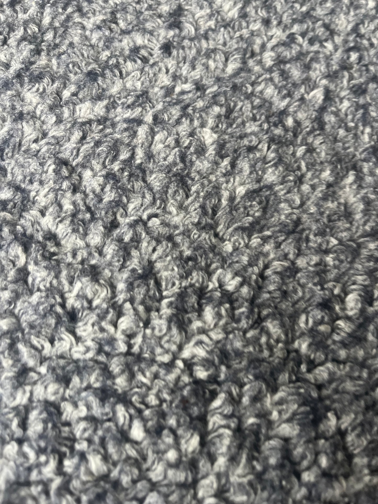 FLAVIO 010 double face wool bouclette blue/grey