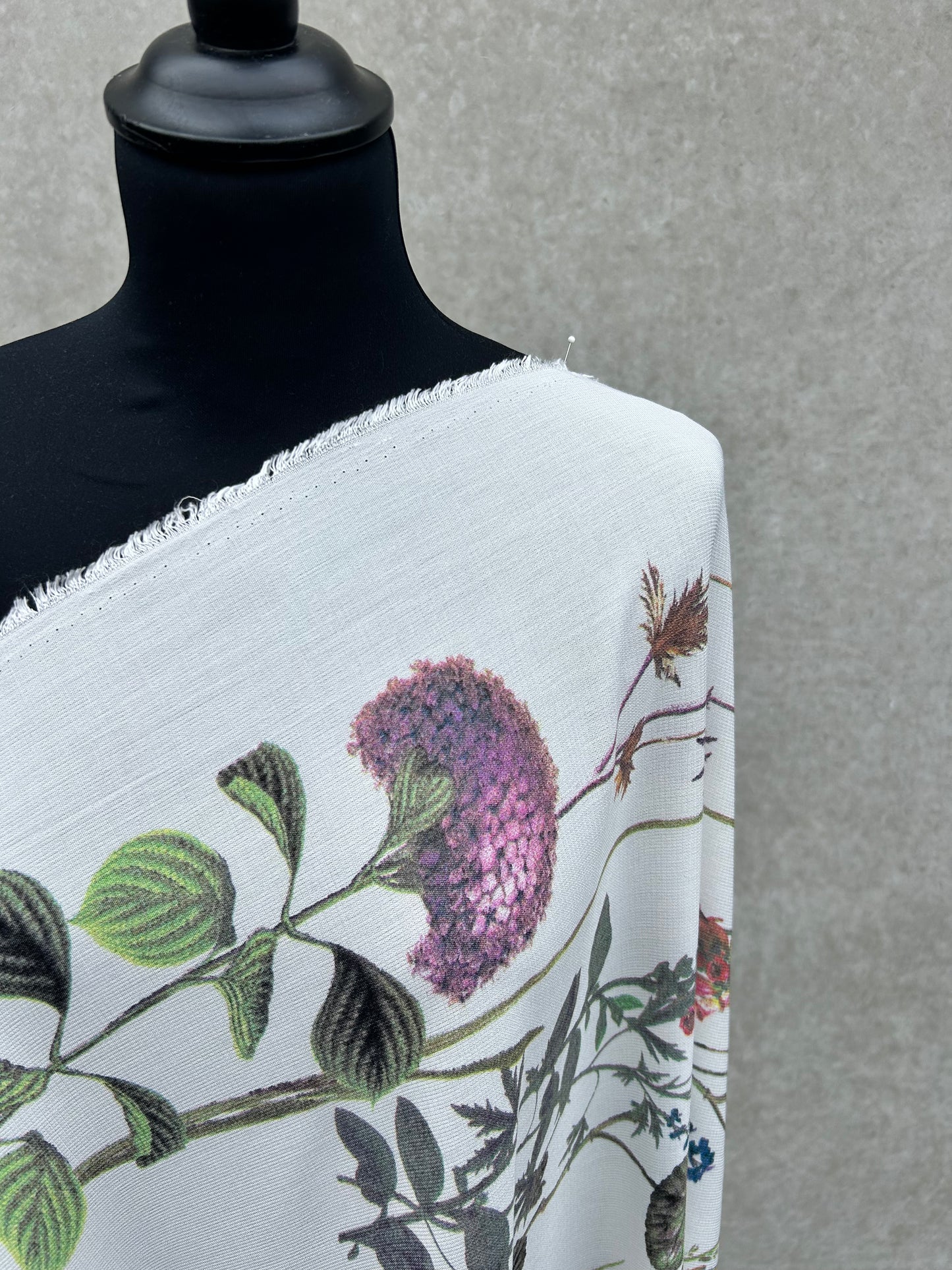 STELLA 003 viscose silk botanical print