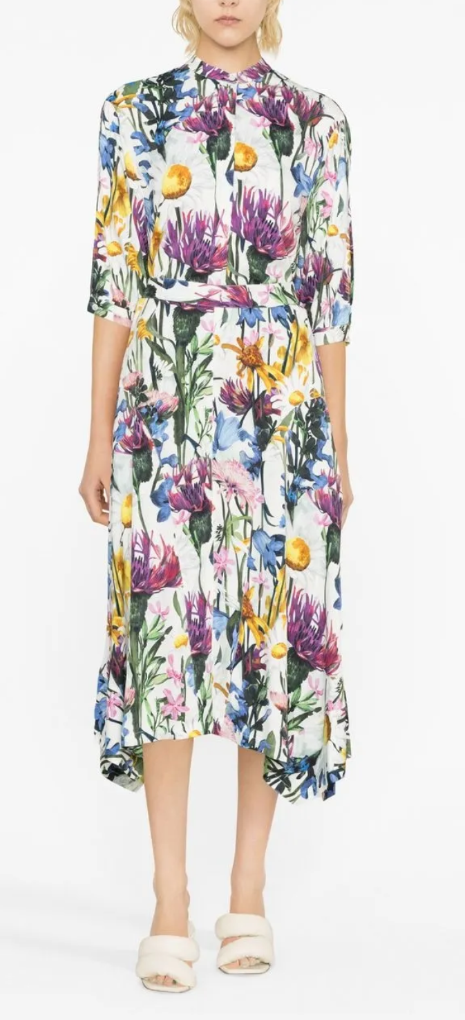 STELLA 003 viscose silk botanical print
