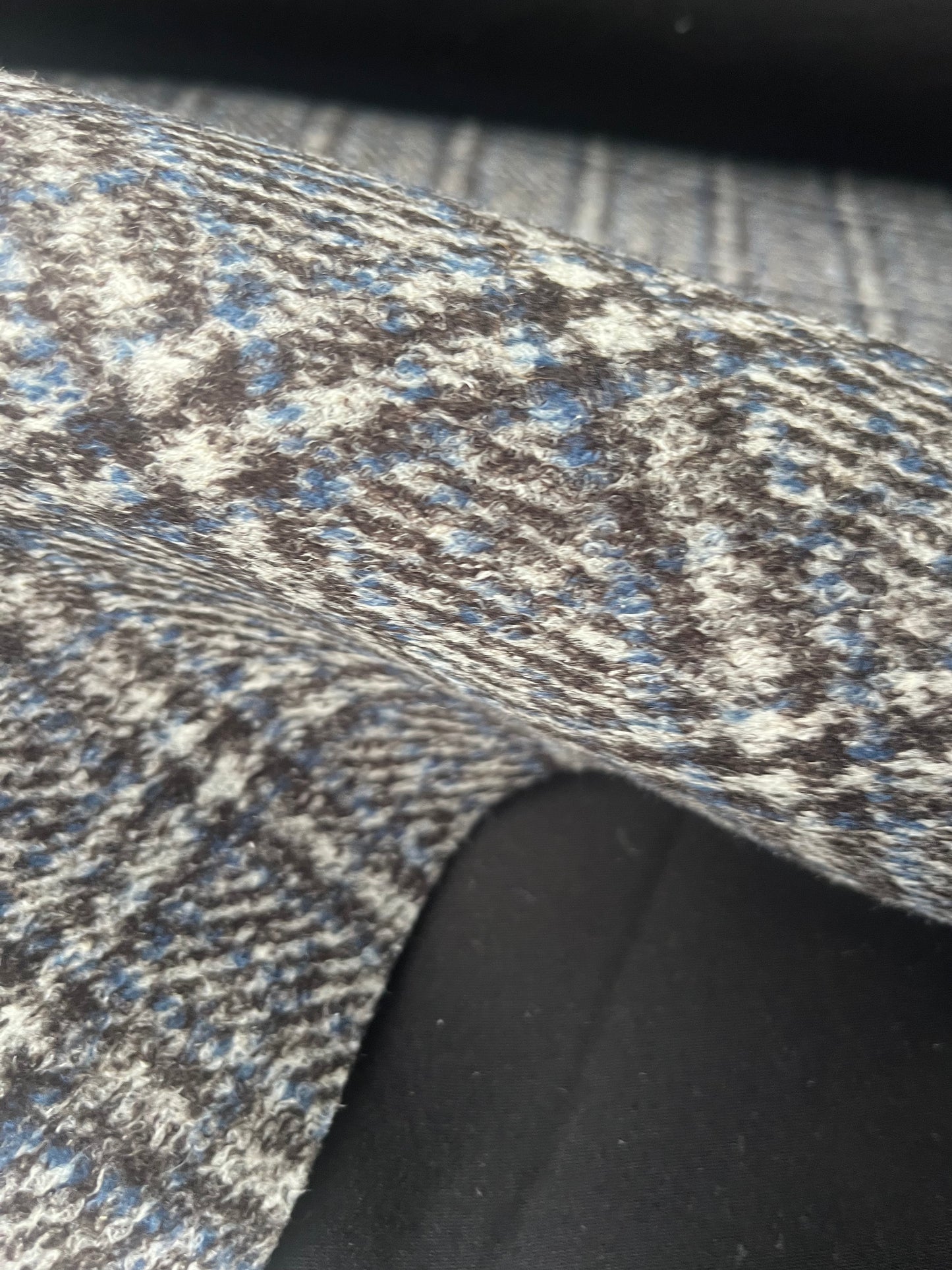 FLAVIO 011 double face wool brown/blue check