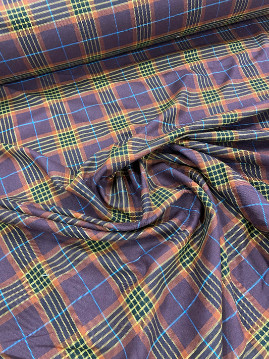 Jonny 025 colorwoven checkered viscose