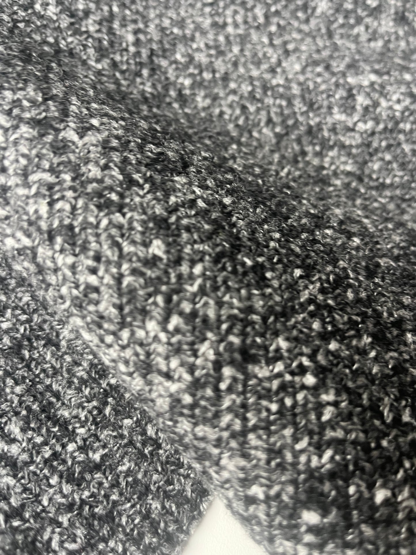 FLAVIO 012 double face wool tweed grey mélange