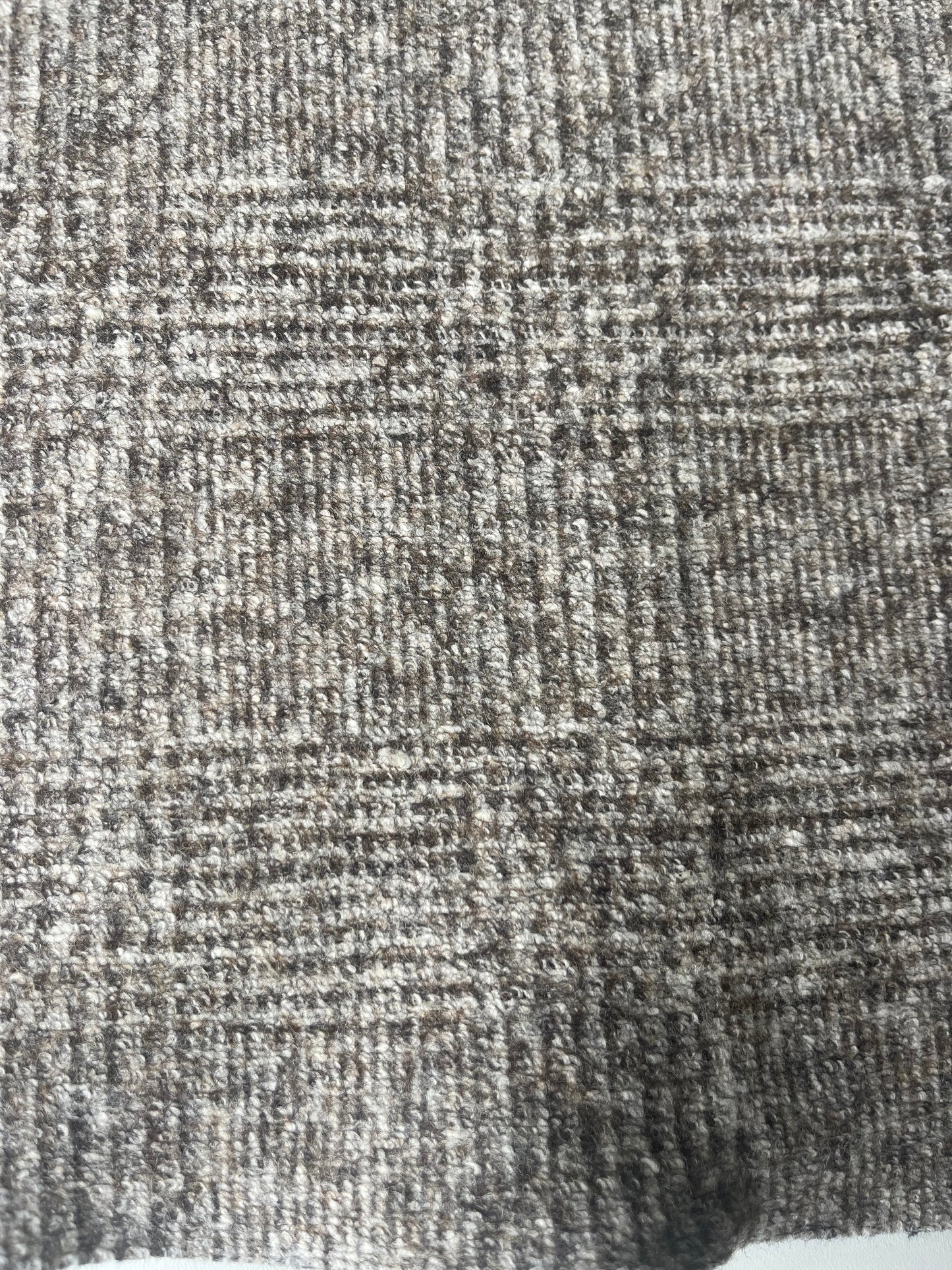 FLAVIO 013 double face wool prince de Galles brown/grey