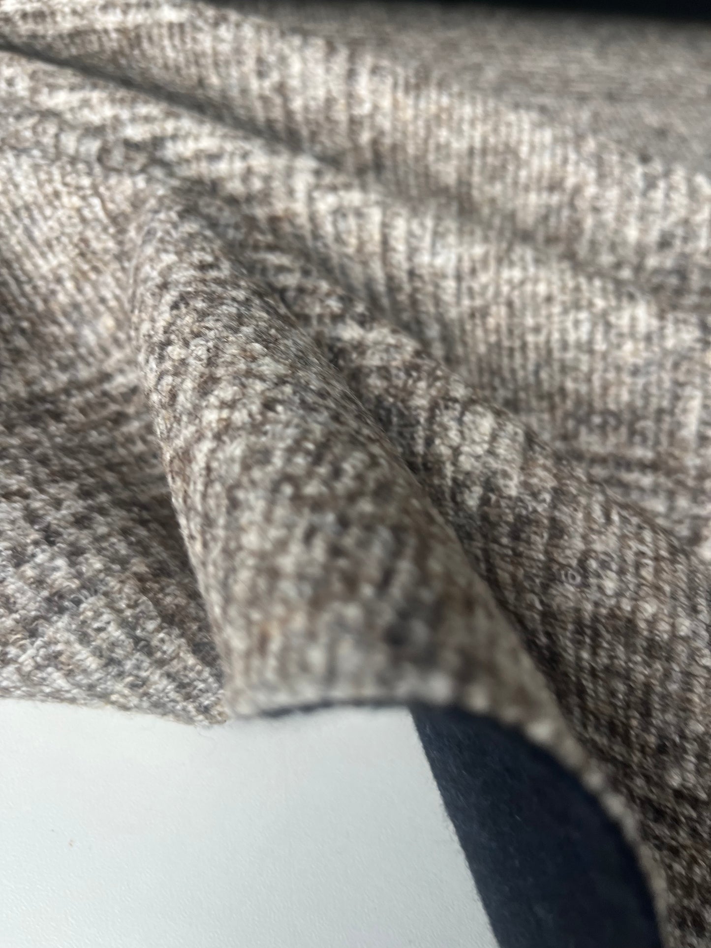 FLAVIO 013 double face wool prince de Galles brown/grey