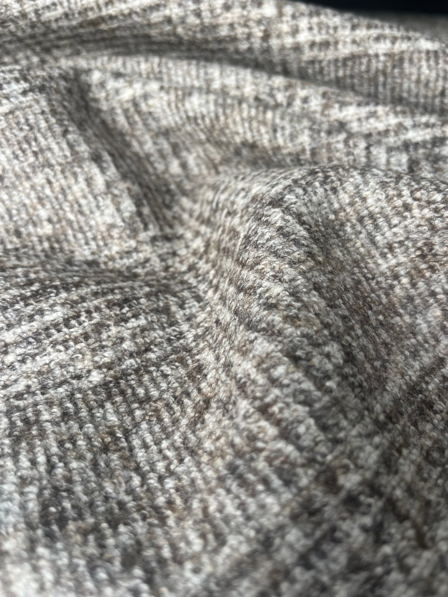 FLAVIO 013 double face wool prince de Galles brown/grey