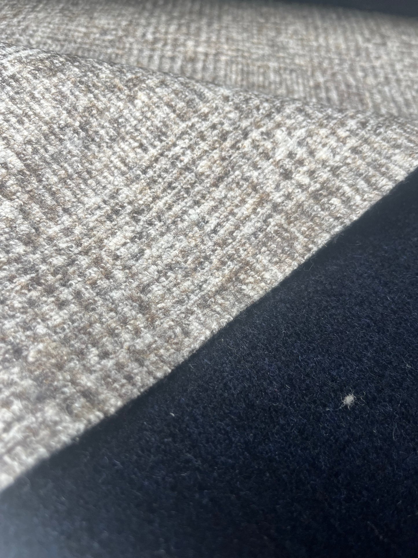 FLAVIO 013 double face wool prince de Galles brown/grey