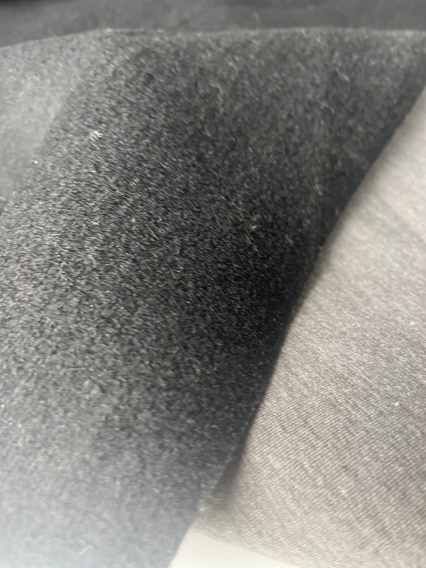 FLAVIO 013 double face wool black/taupe