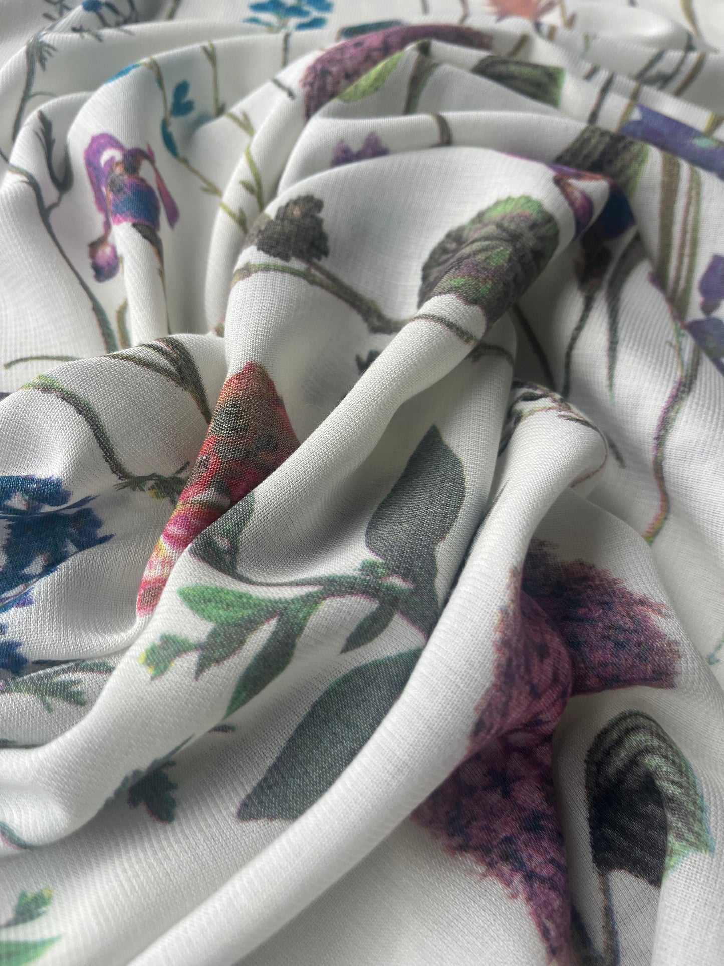 STELLA 003 viscose silk botanical print