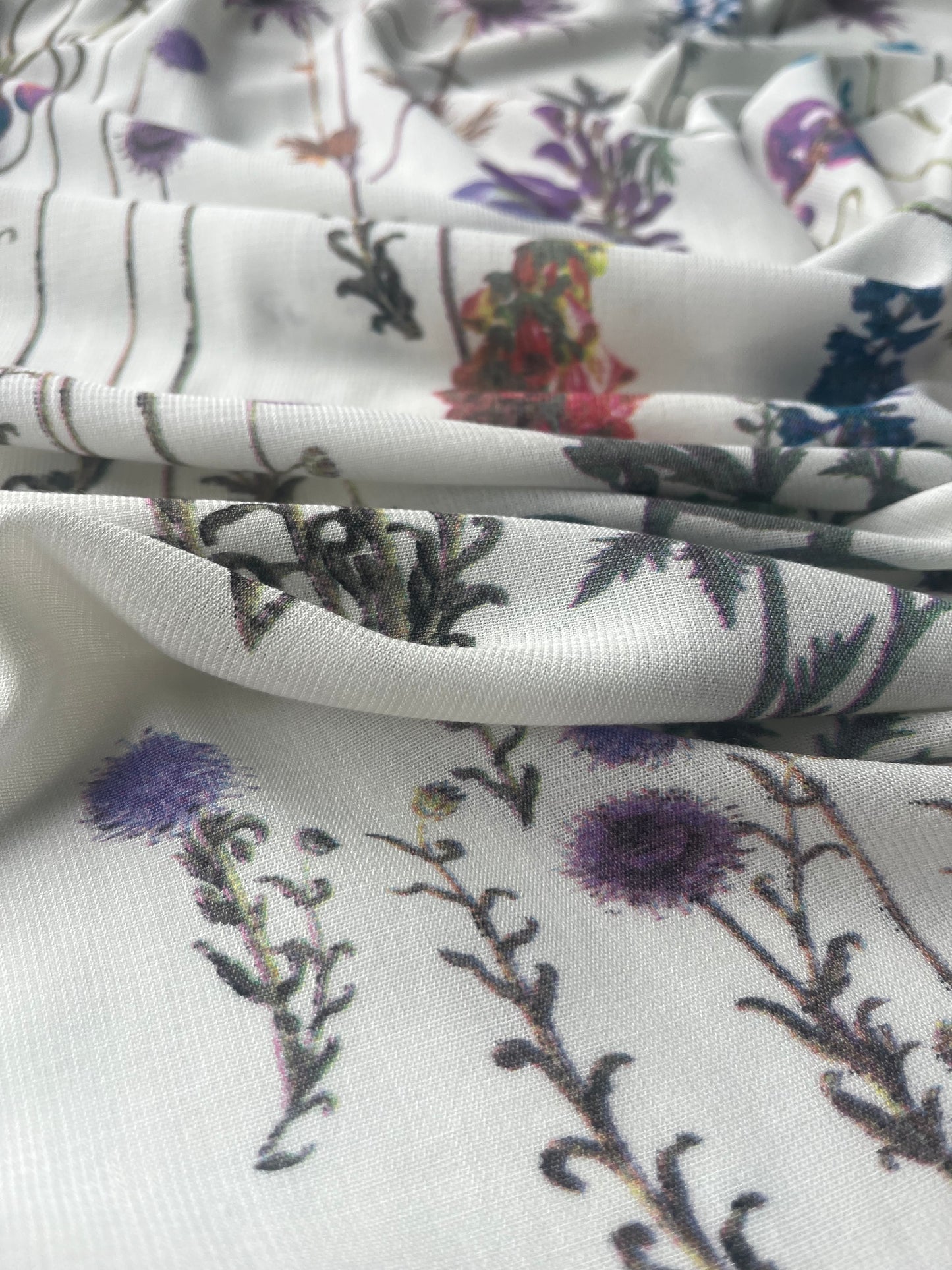 STELLA 003 viscose silk botanical print