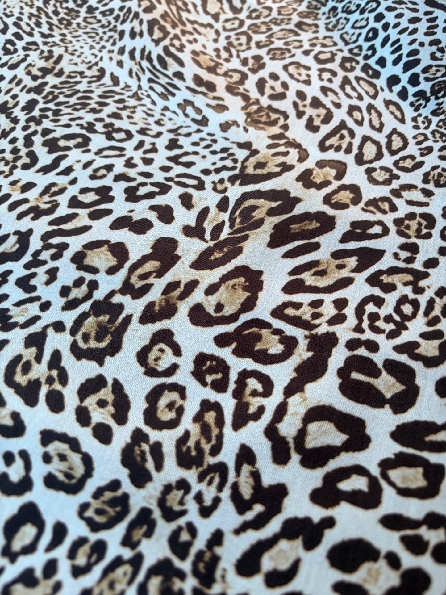 HOMER 021 cotton poplin animalier light blue