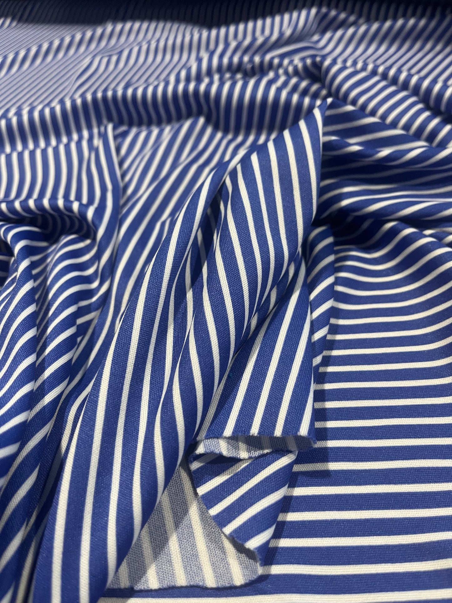 JC CAN 1000 light shiny jersey stripes electric blue