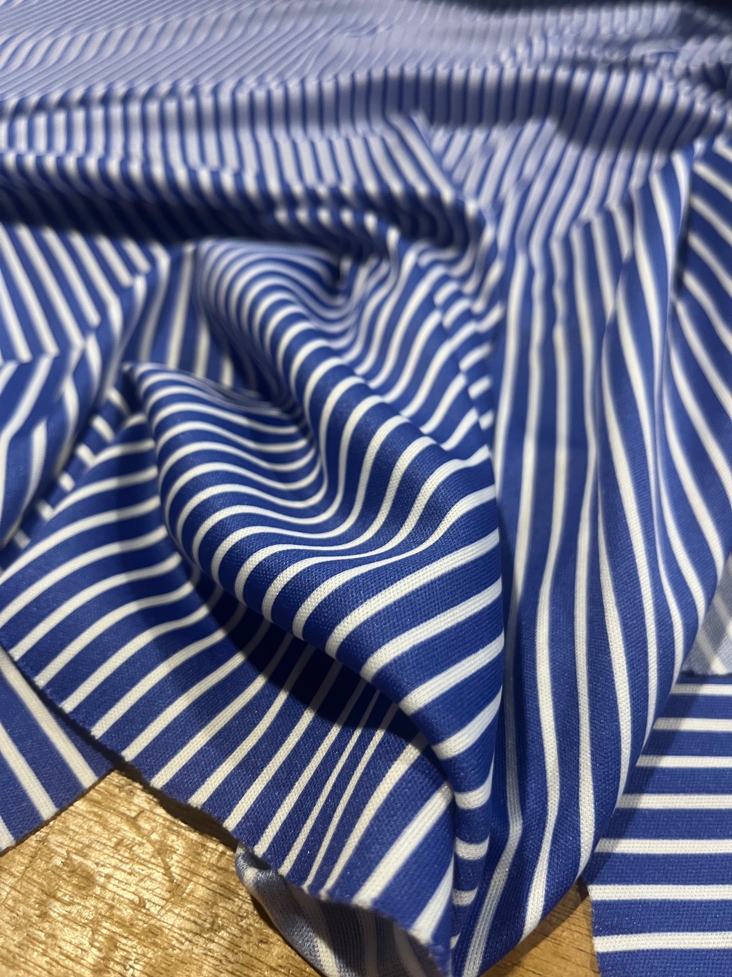 JC CAN 1000 light shiny jersey stripes electric blue