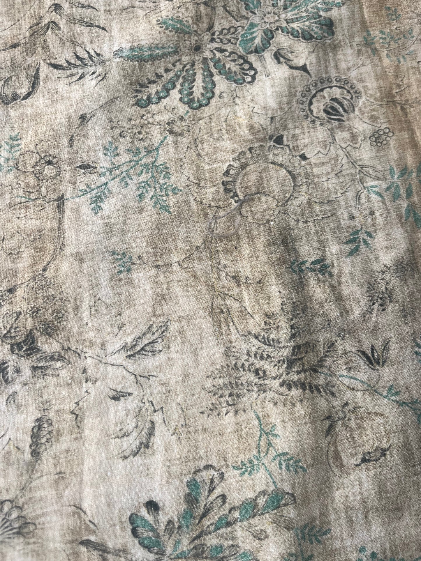 VIVIENNE 002 cotton linen vintage print