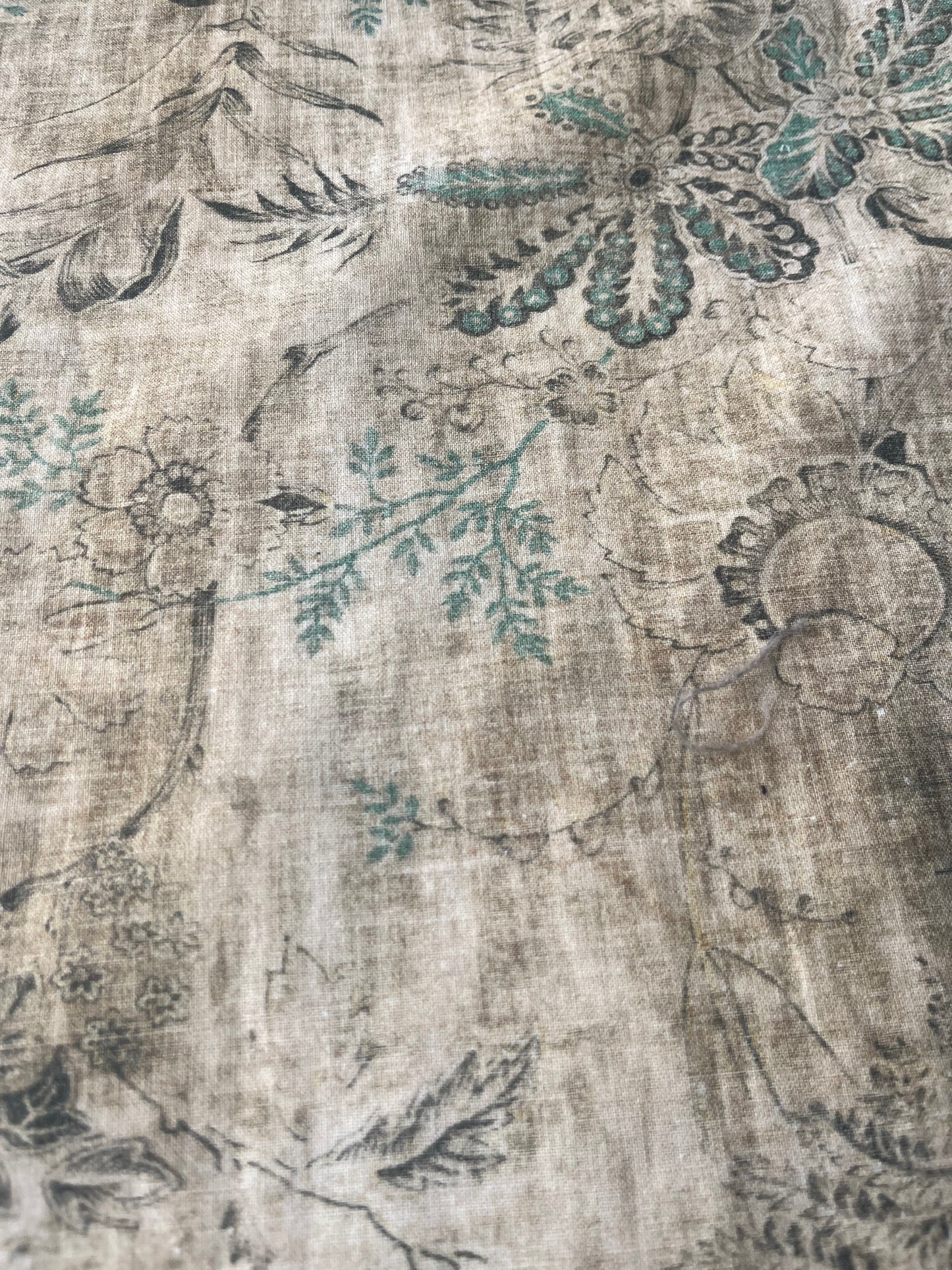 VIVIENNE 002 cotton linen vintage print