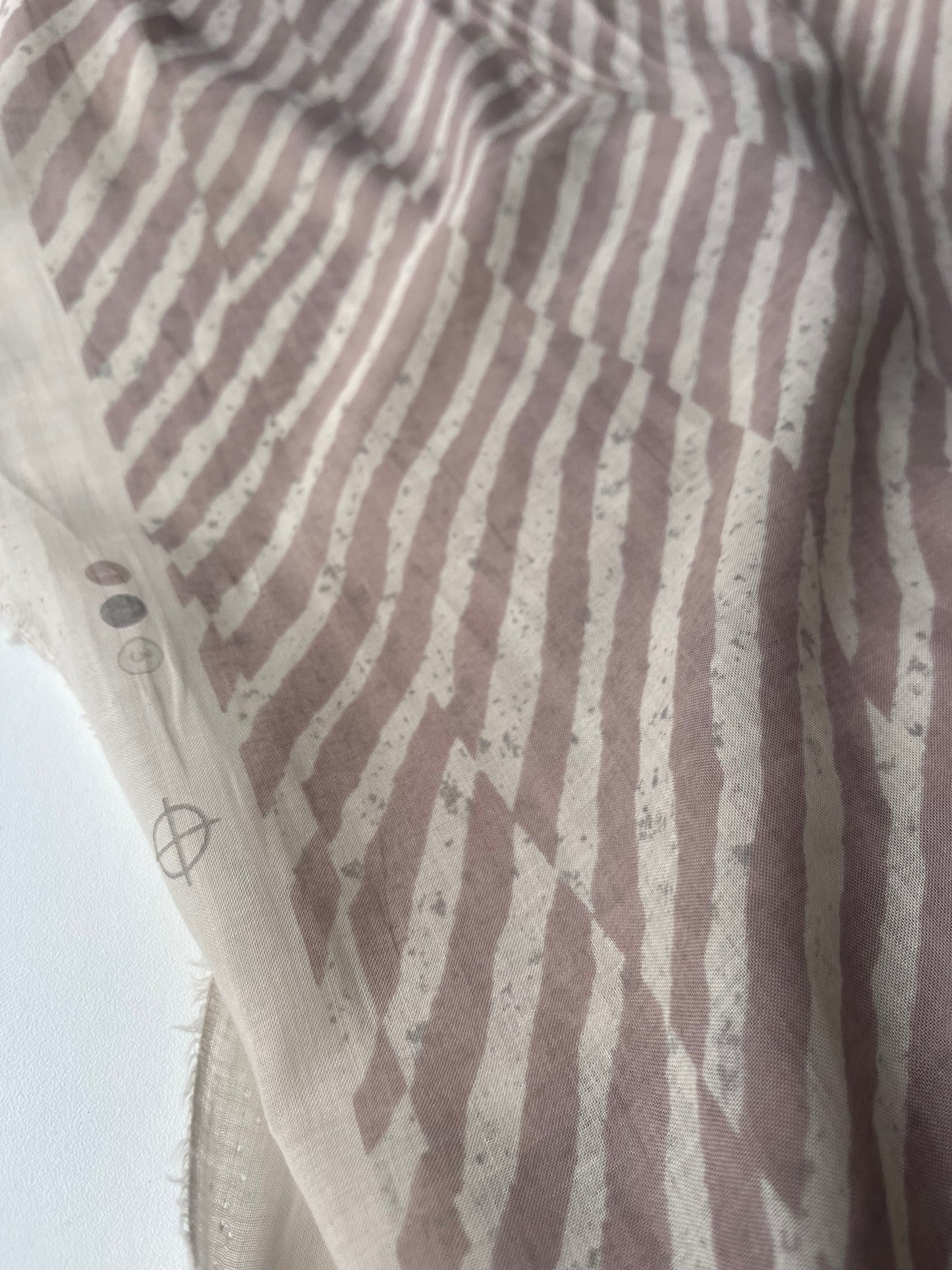 VIVIENNE 003 voile cotton silk zebra stripe
